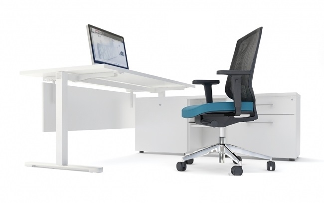 YAN_T Office Desk w/Managerial Side Storage