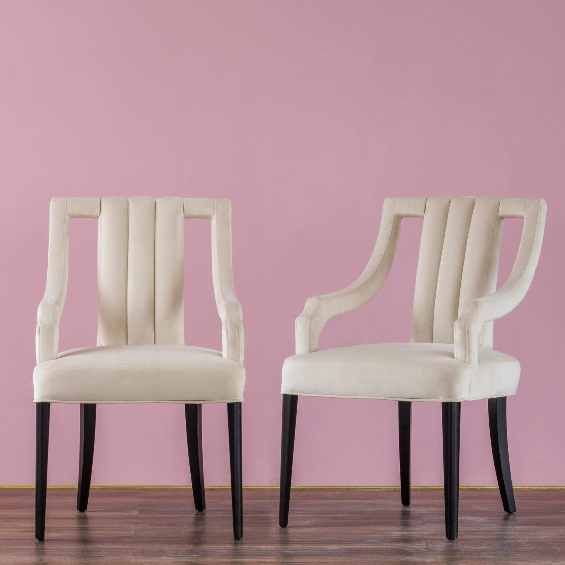 Viola Velvet Fabric Dining Chair
