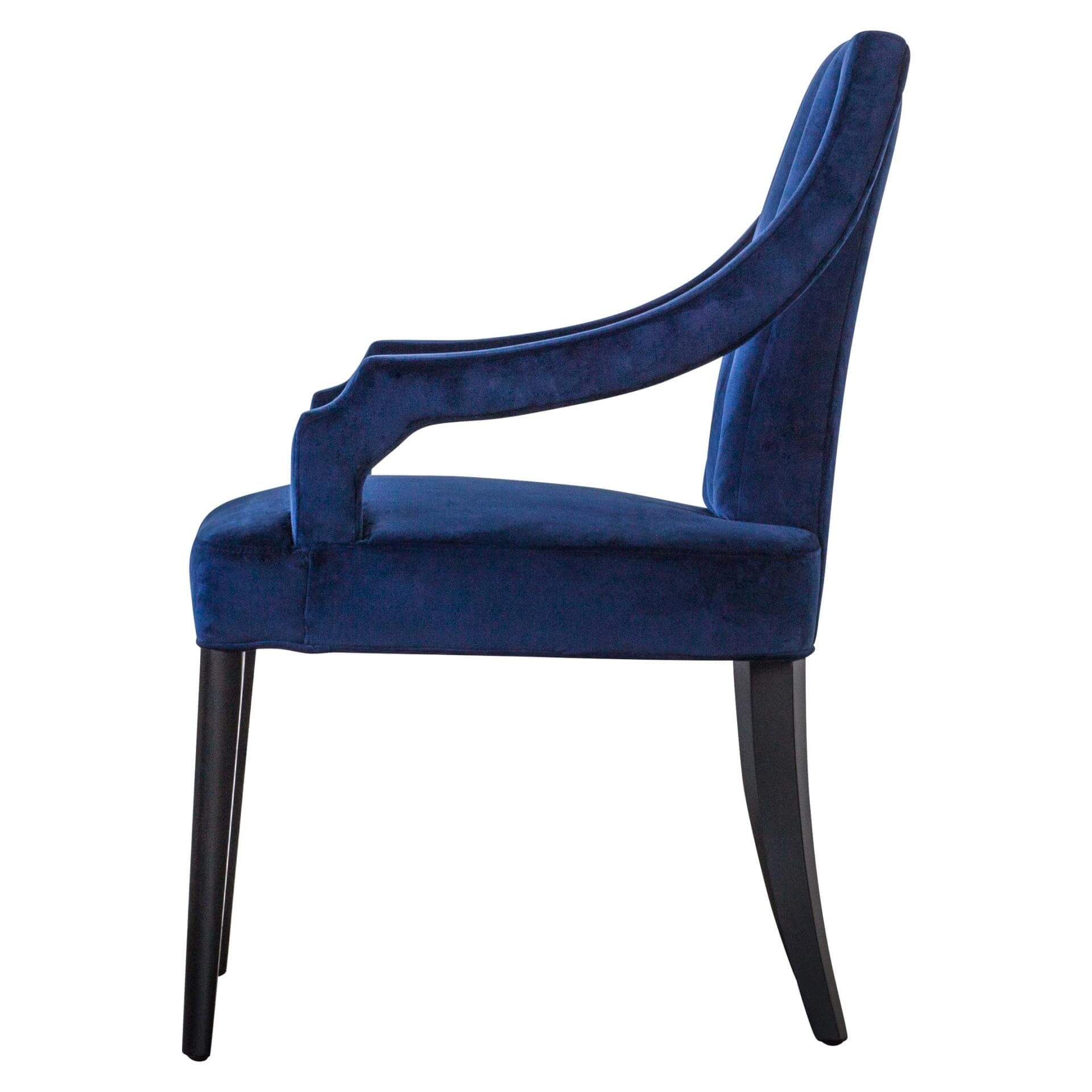 Viola Velvet Fabric Dining Chair