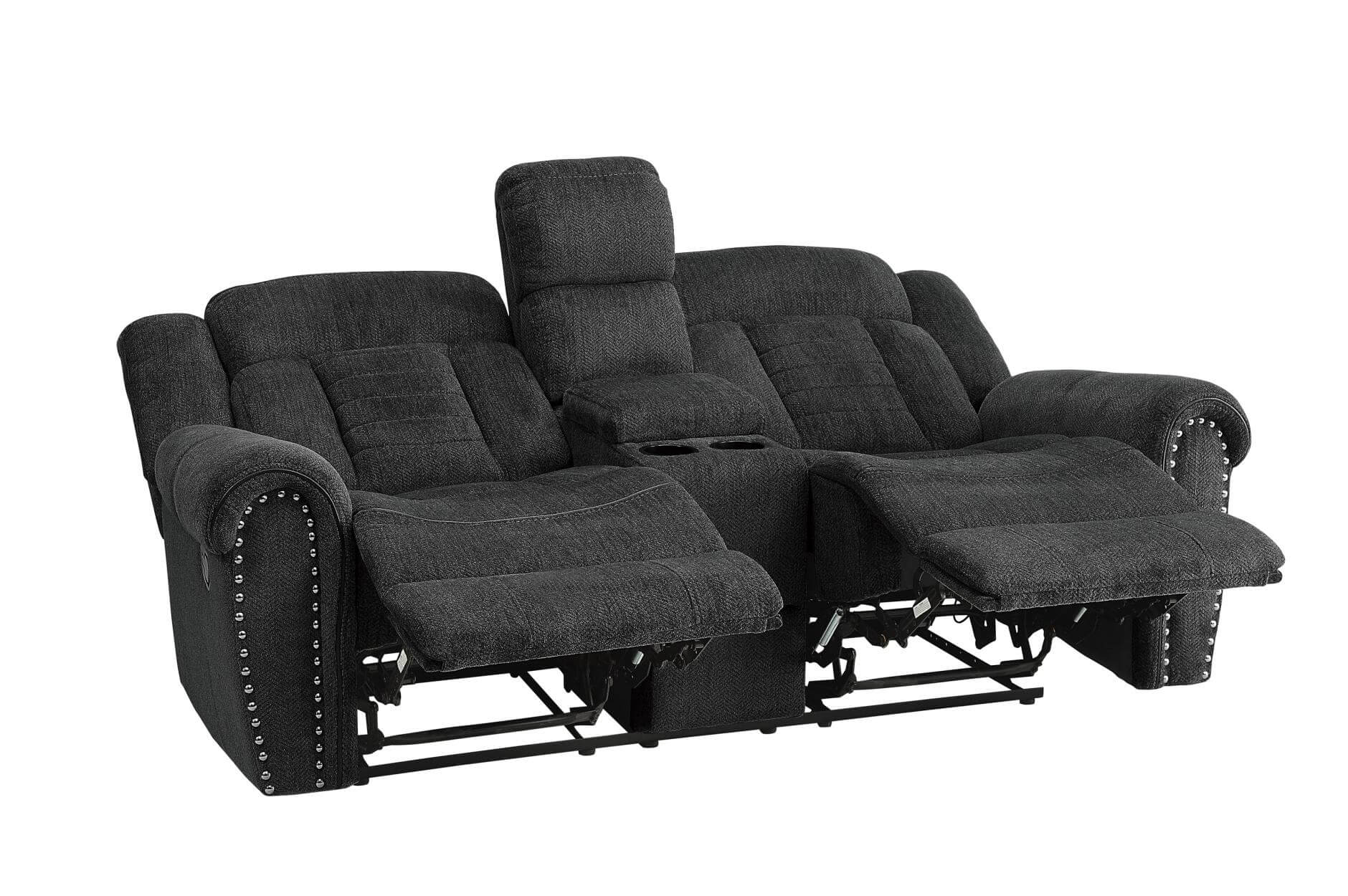 Nutmeg Fabric Living Room Set by Homelegance
