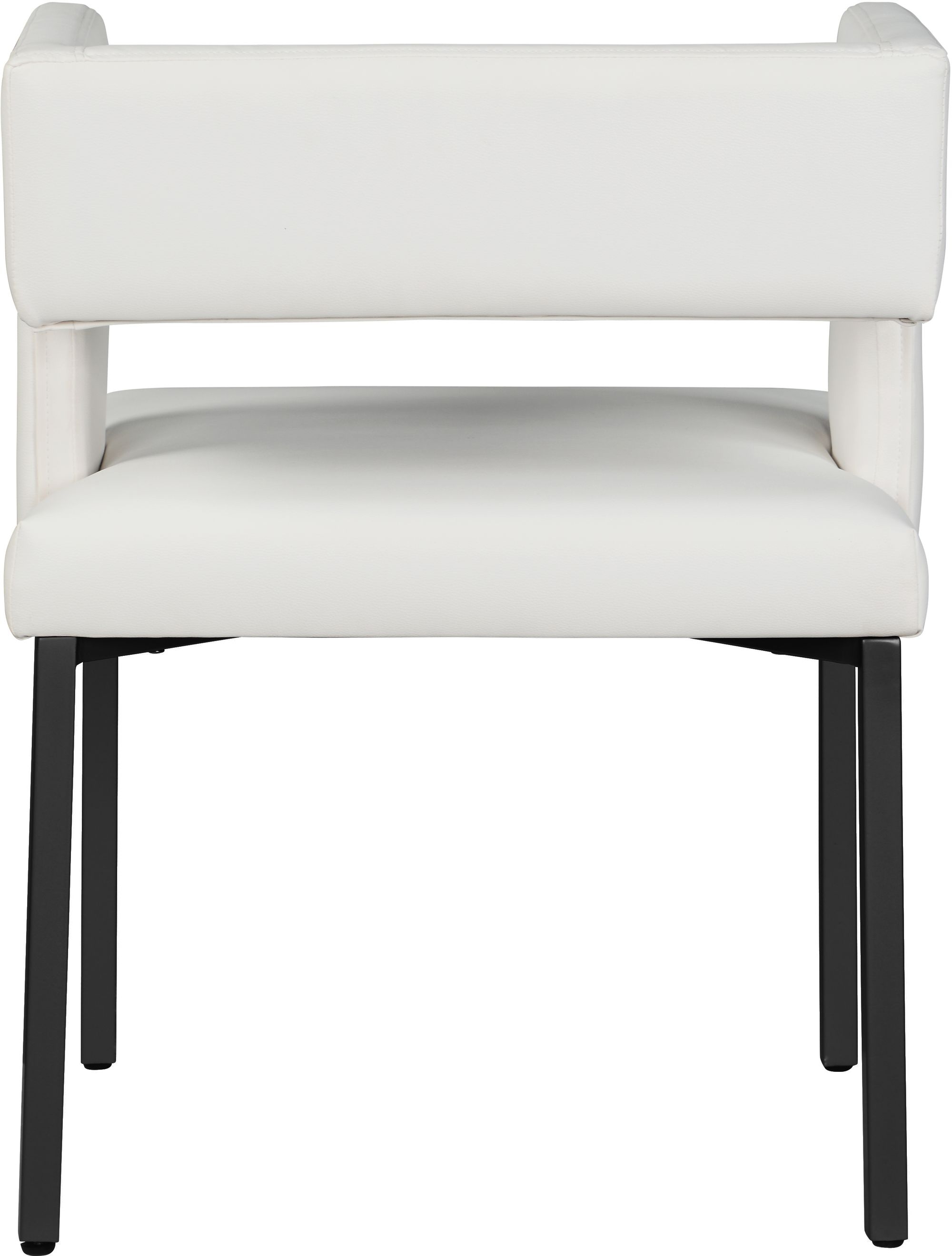 Caleb Dining Chair with Iron Legs