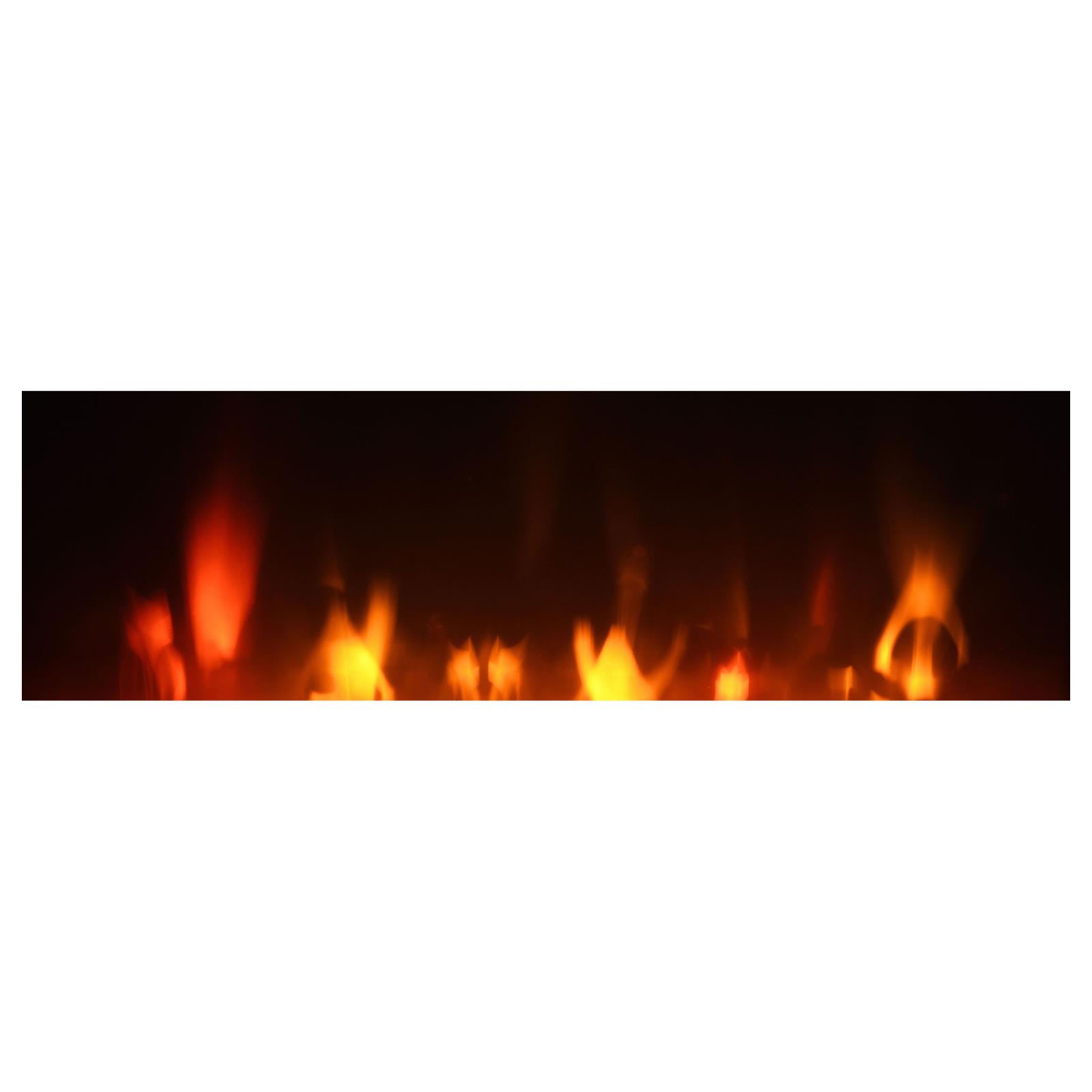 Lorelai Rectangular Freestanding Mirrored Fireplace