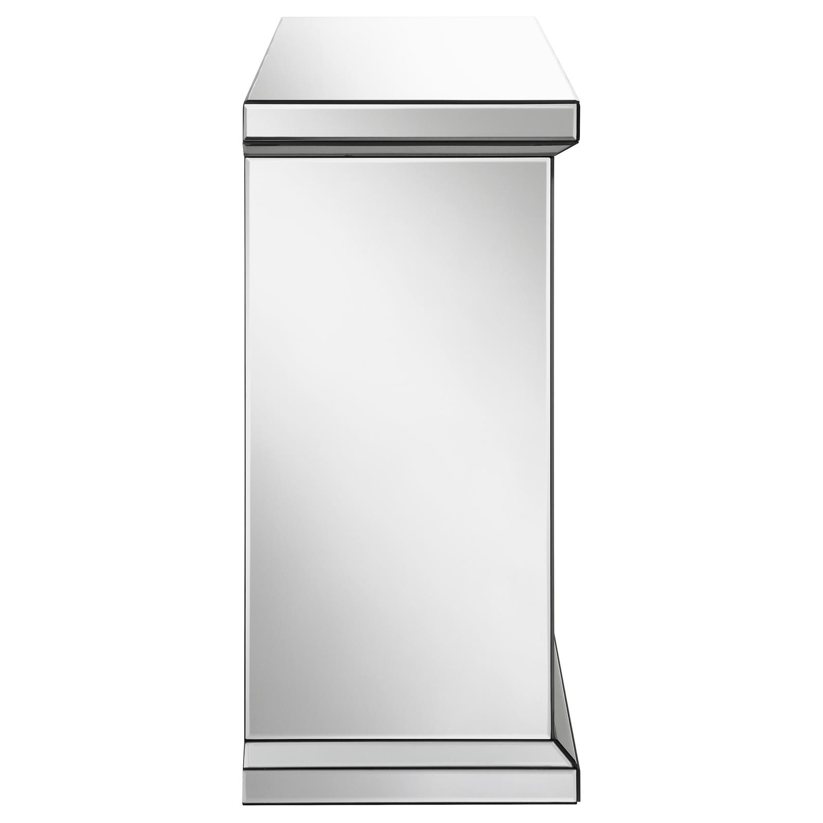 Gilmore Rectangular Freestanding Mirrored Fireplace