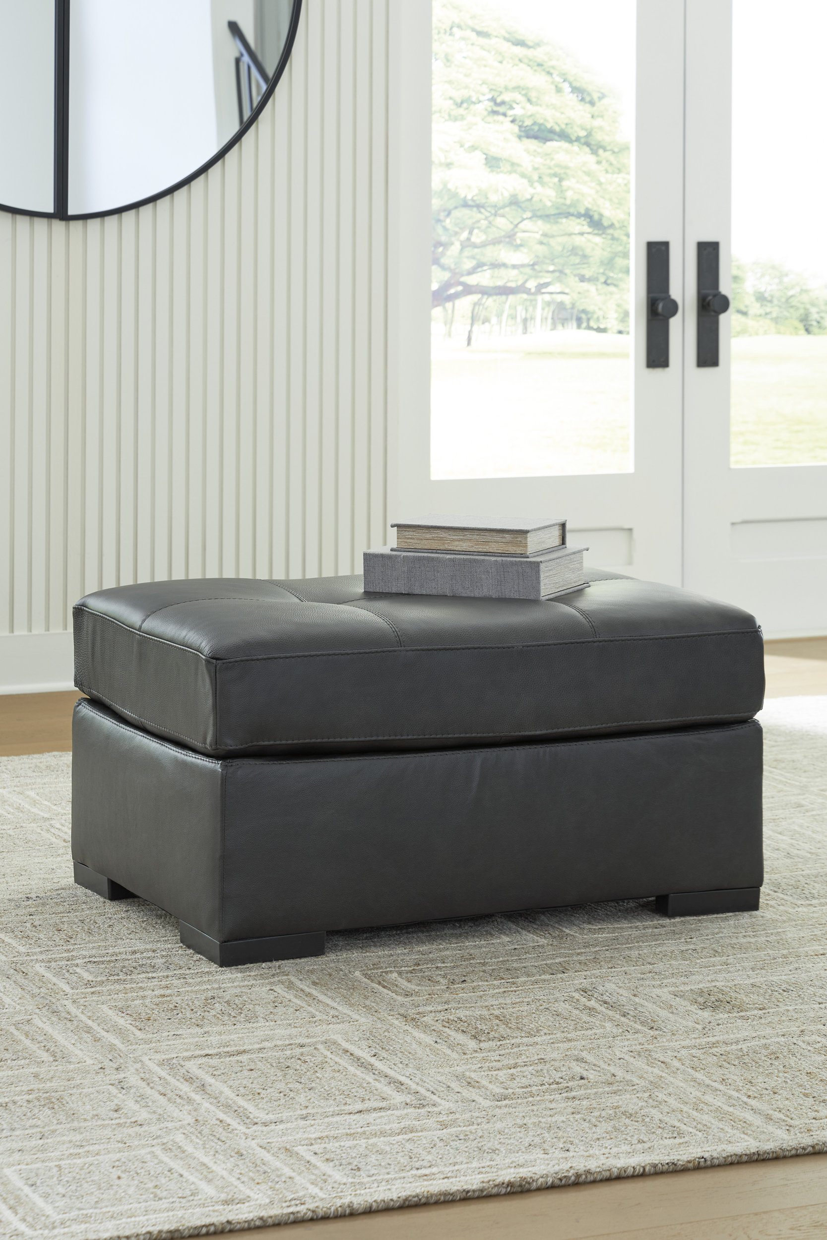 Brindley Pier Leather 2-Piece Modular Loveseat