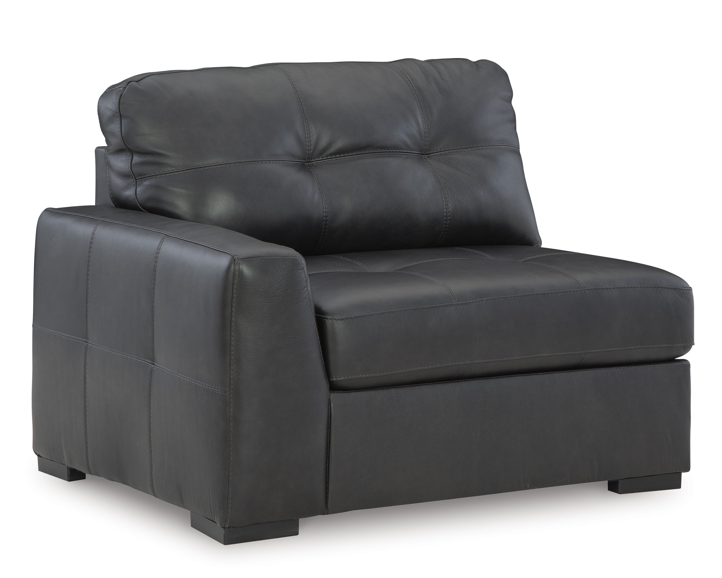 Brindley Pier L-Shaped Leather 5-Piece Sectional