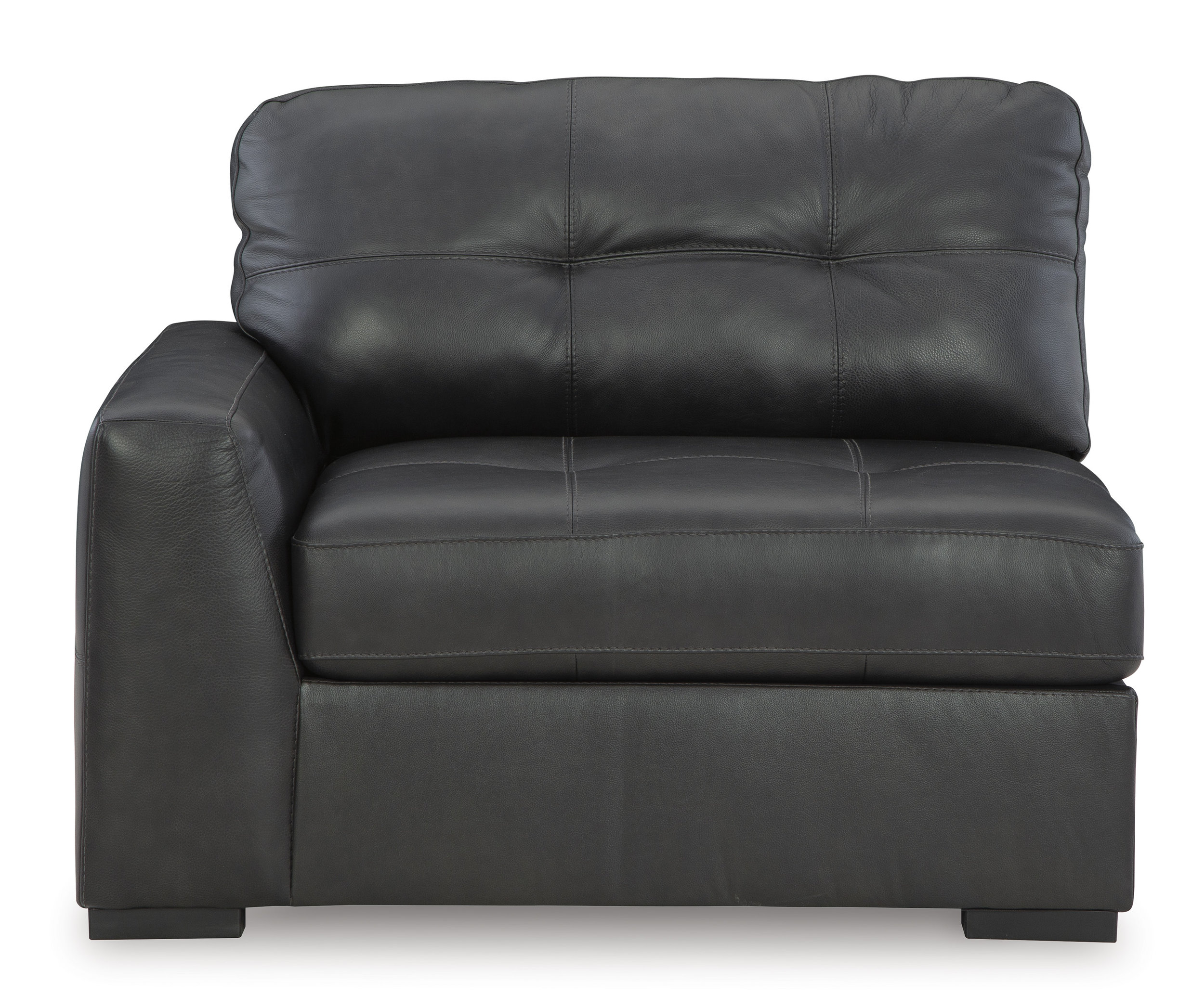 Brindley Pier Leather 3-Piece Modular Sofa