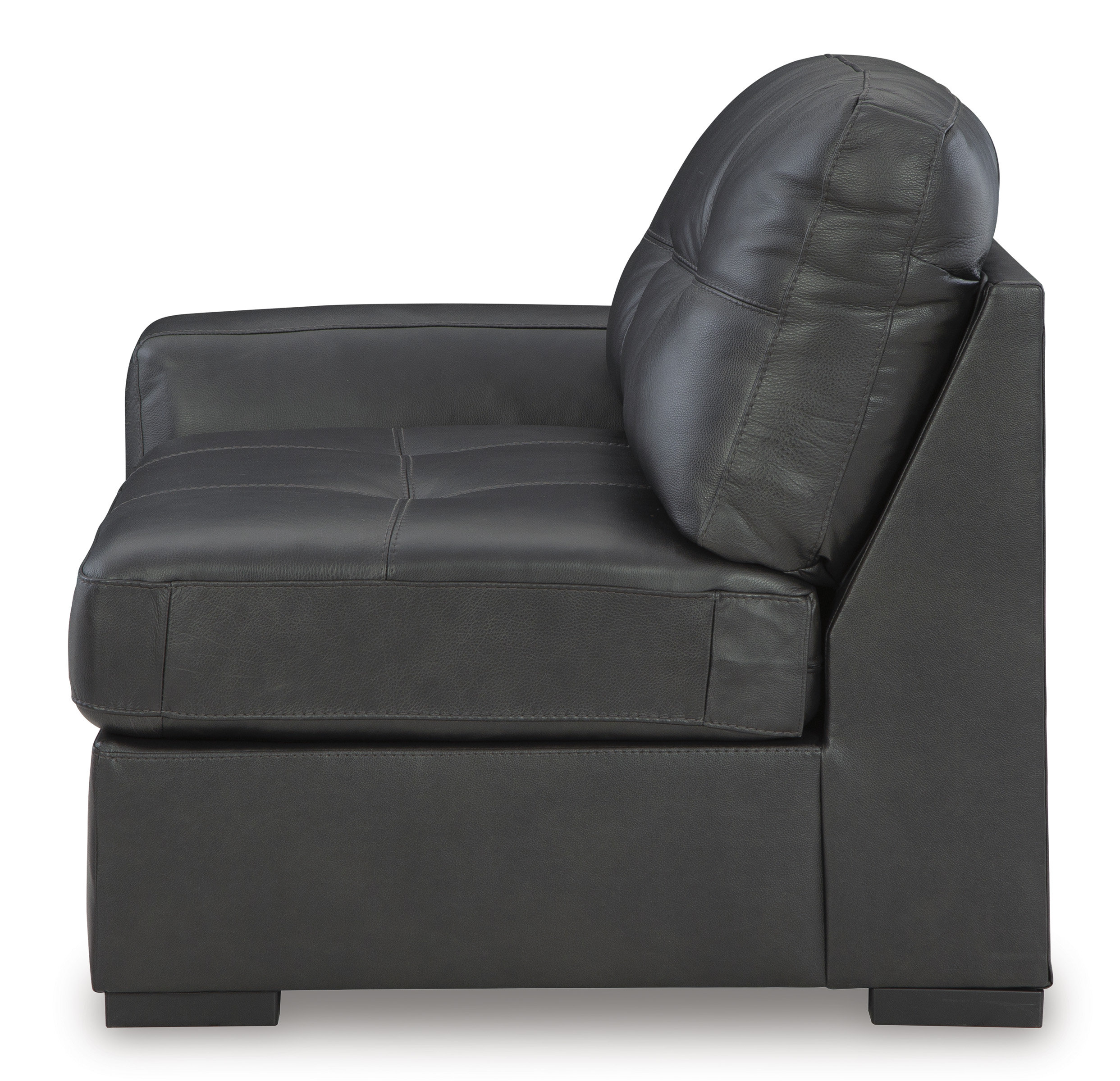 Brindley Pier Leather 3-Piece Modular Sofa
