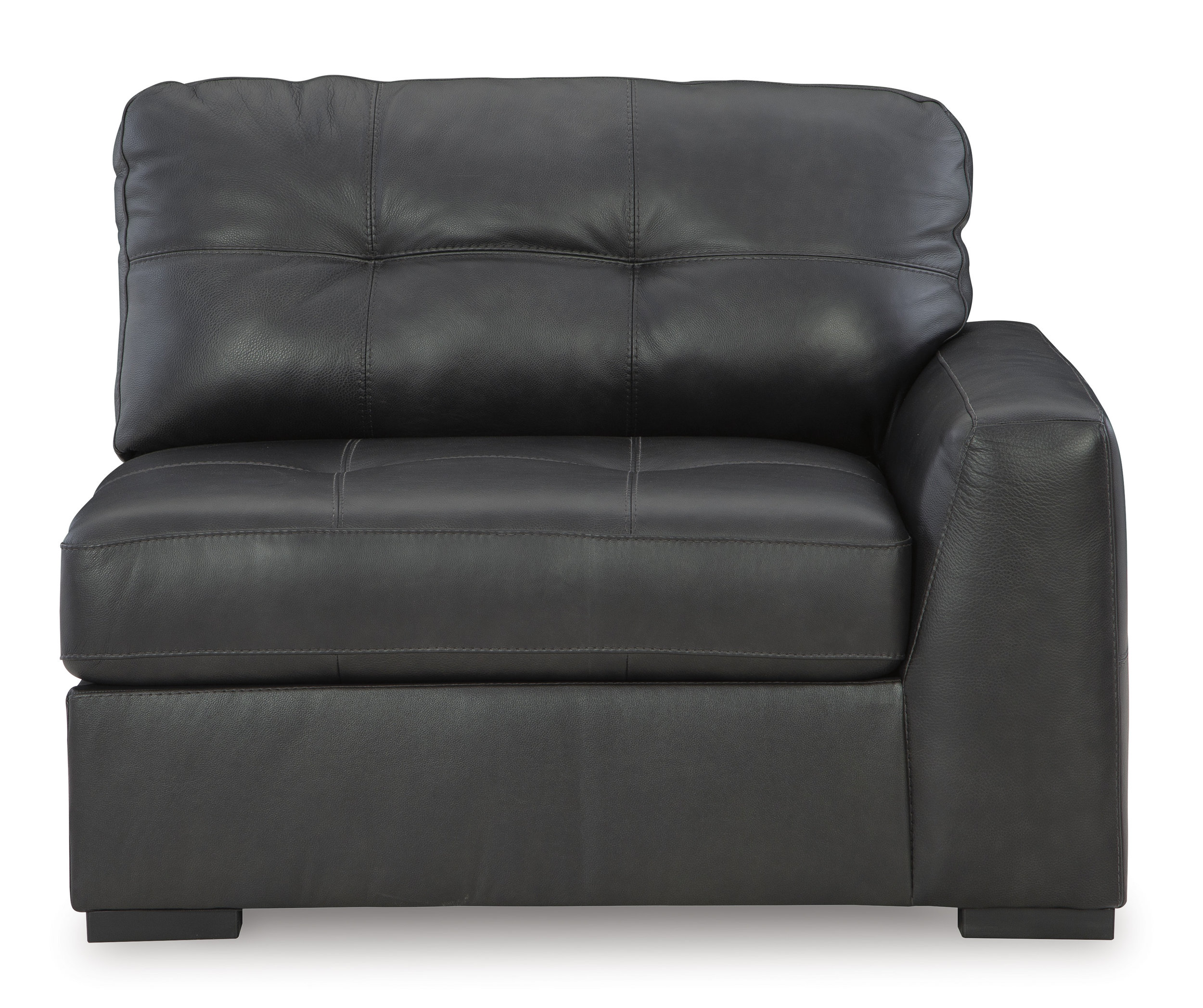 Brindley Pier L-Shaped Leather 5-Piece Sectional