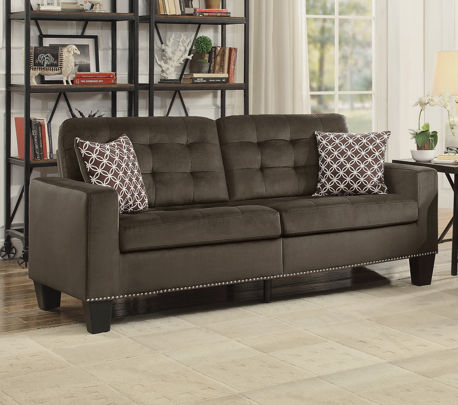 Lantana Microfiber Fabric Sofa