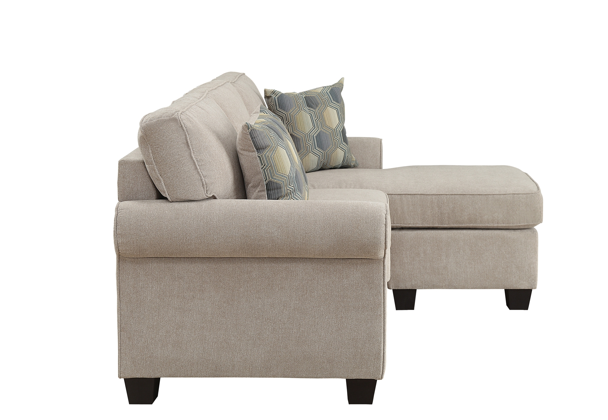 Clumber Fabric Reversible Sofa Chaise