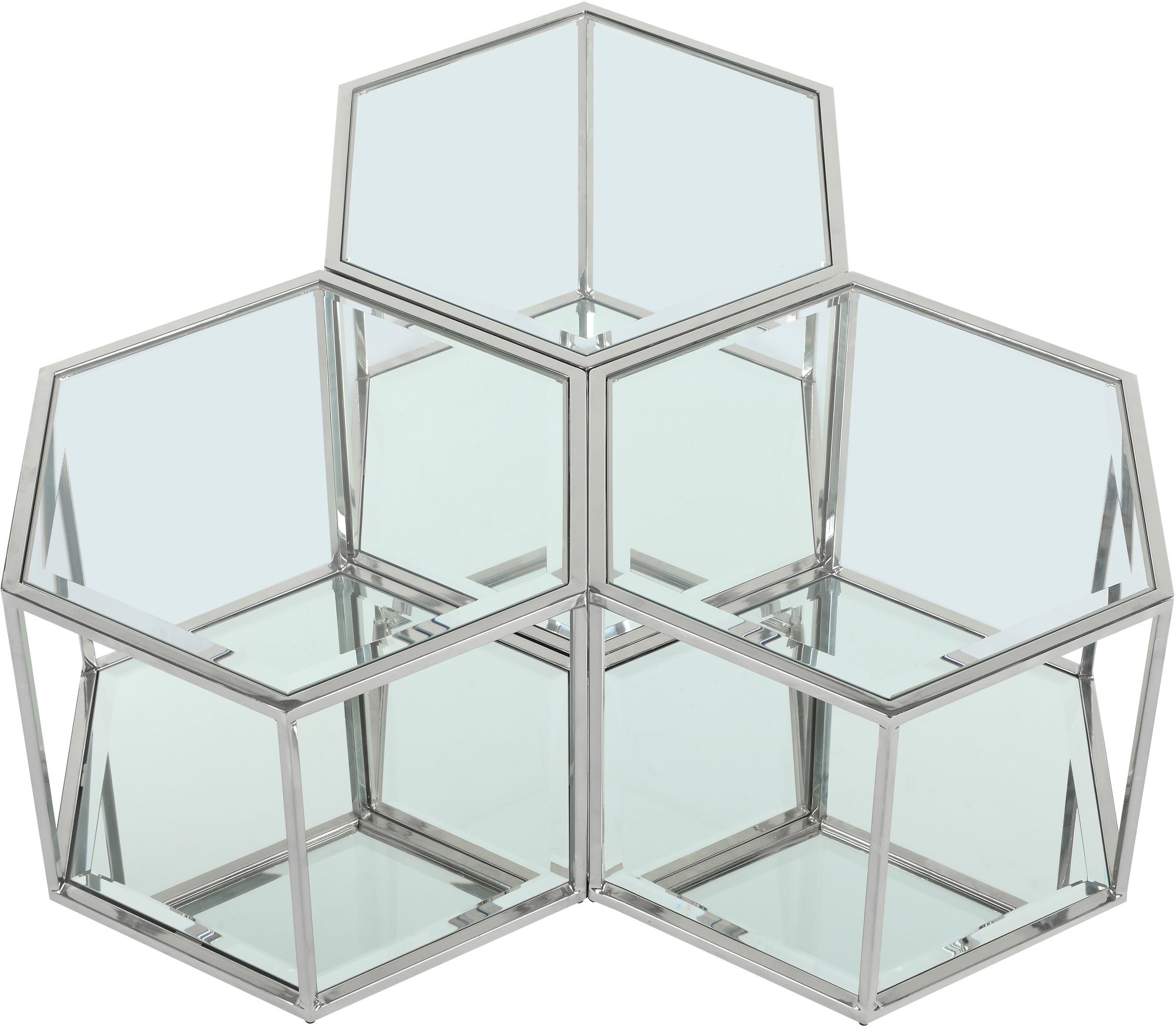 Sei 3-Piece Glass Coffee Table