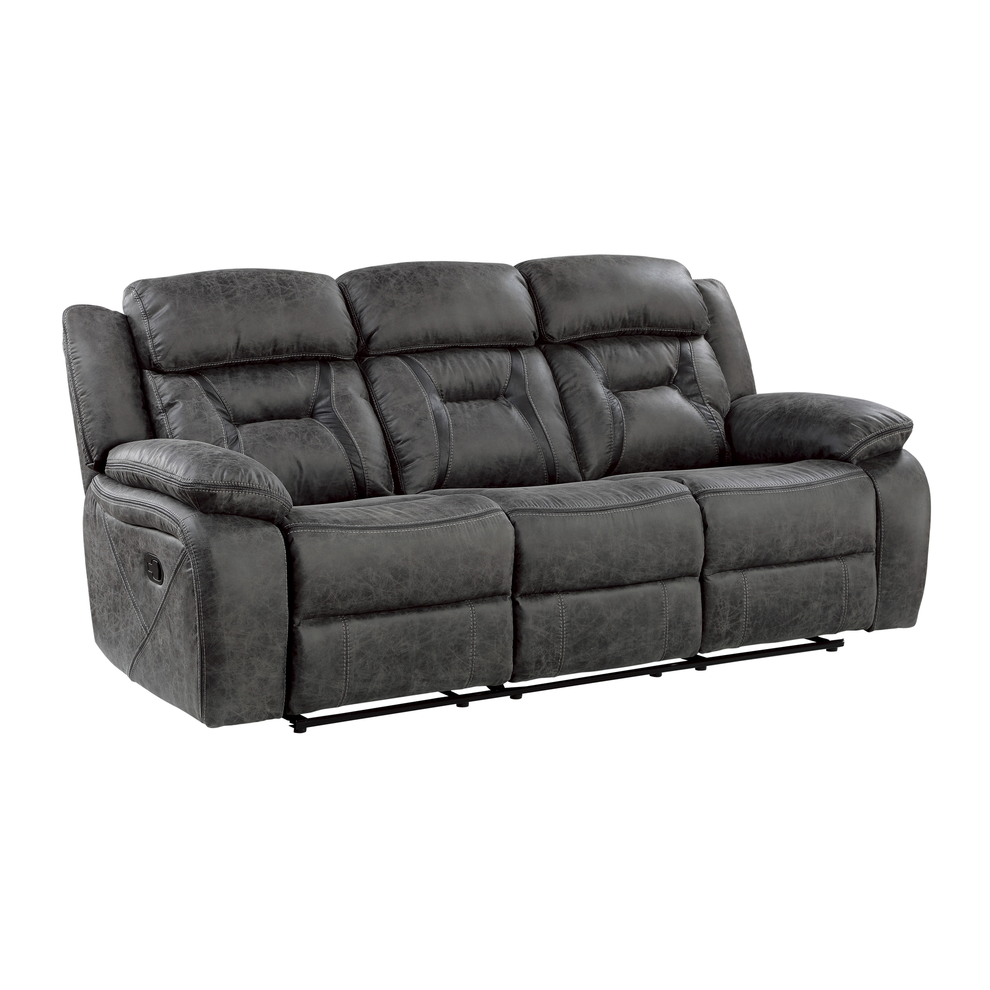 Madrona Hill Microfiber Double Reclining Sofa