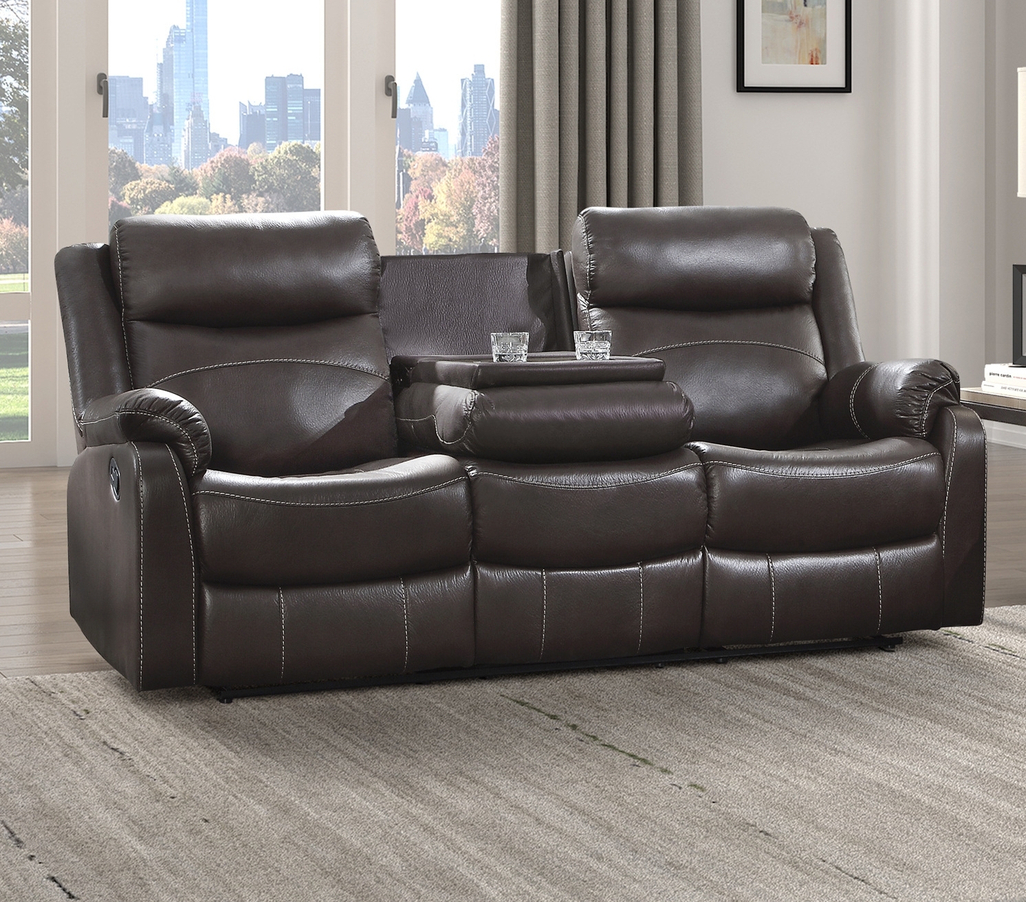 Yerba Microfiber Living Room Set