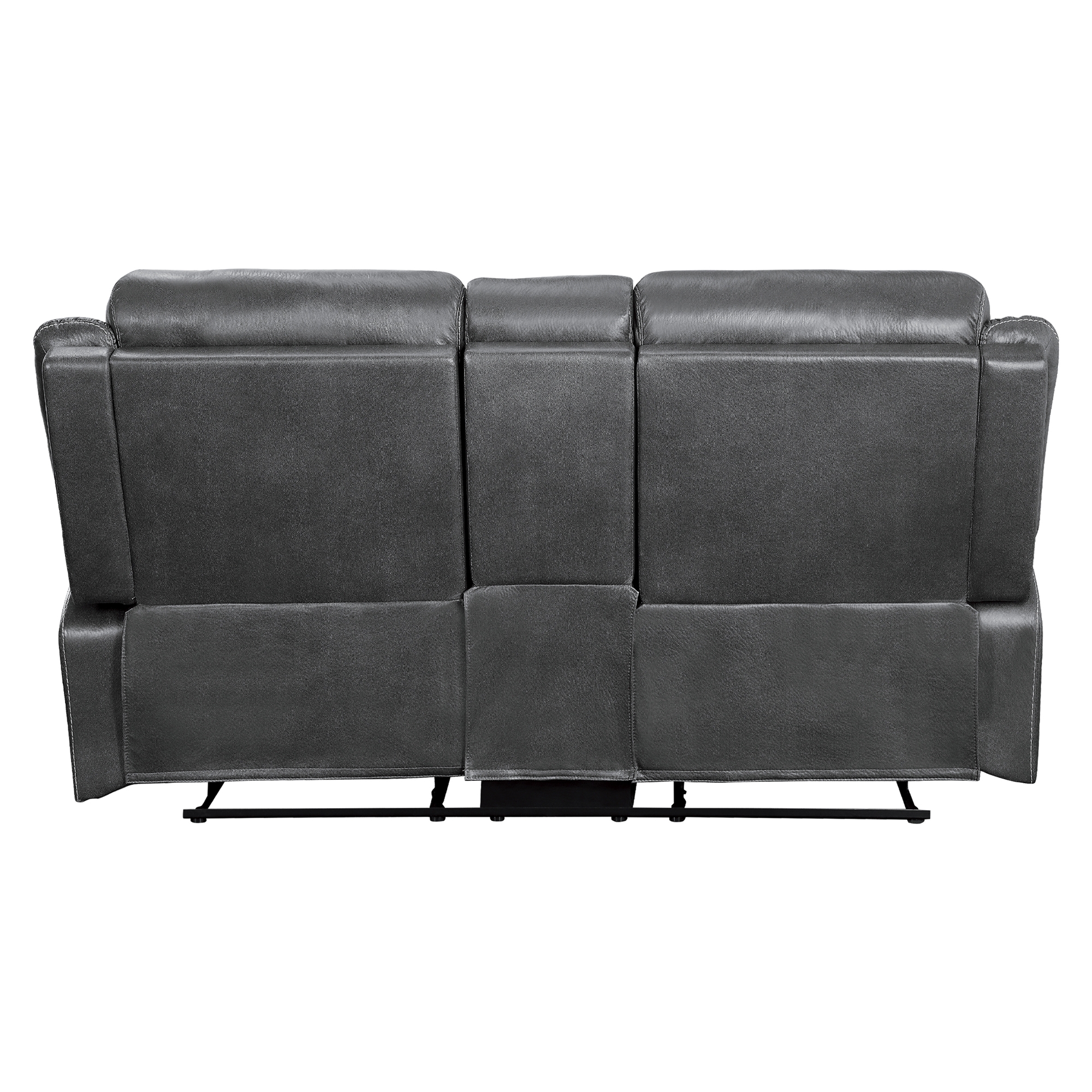 Yerba Microfiber Double Lay Flat Reclining Loveseat