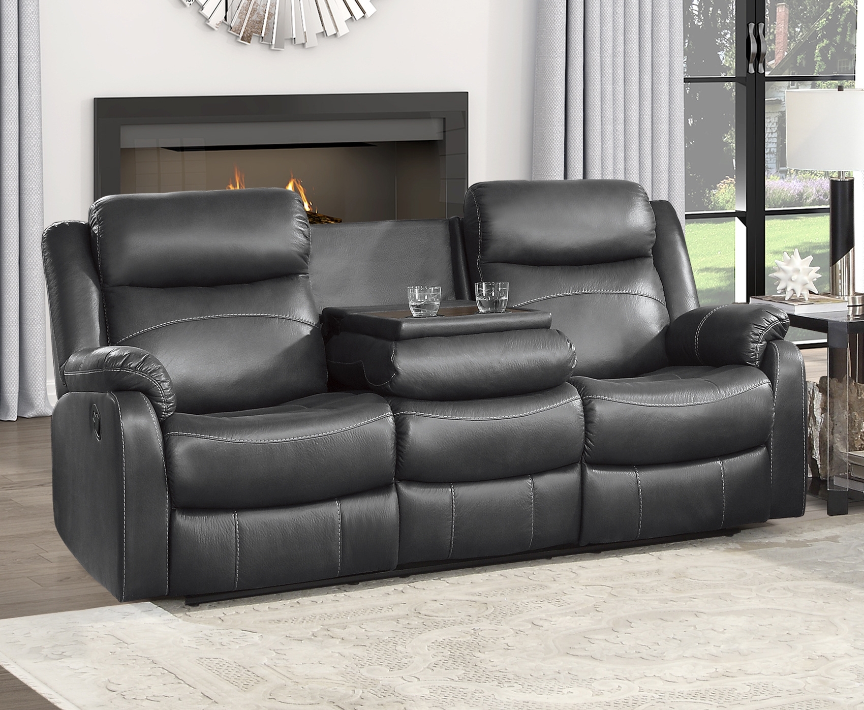 Yerba Microfiber Living Room Set