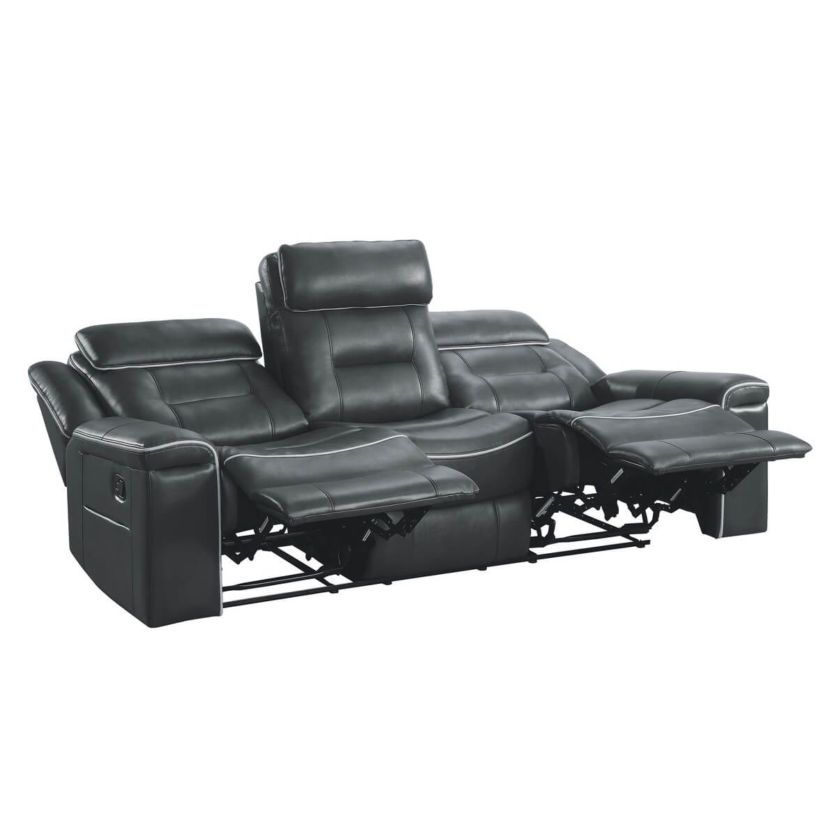 Darwan Leather Gel Match Living Room Set by Homelegance