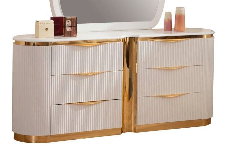 slim fit dress slacks Homfa 6 Drawer Double White Dresser for Bedroom, Modern Dresser Chest   myhomfa