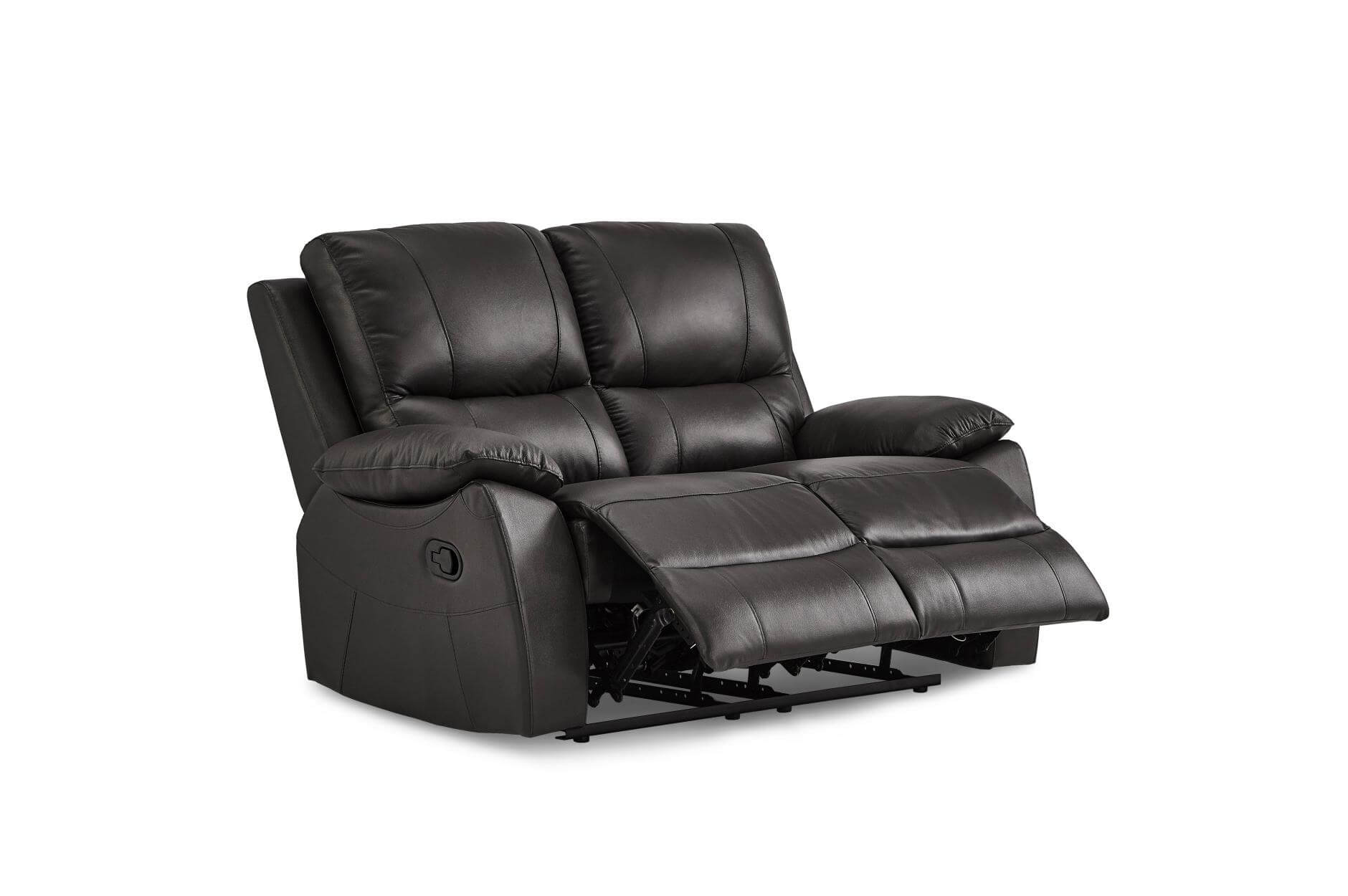 Greeley Leather Loveseat by Homelegance