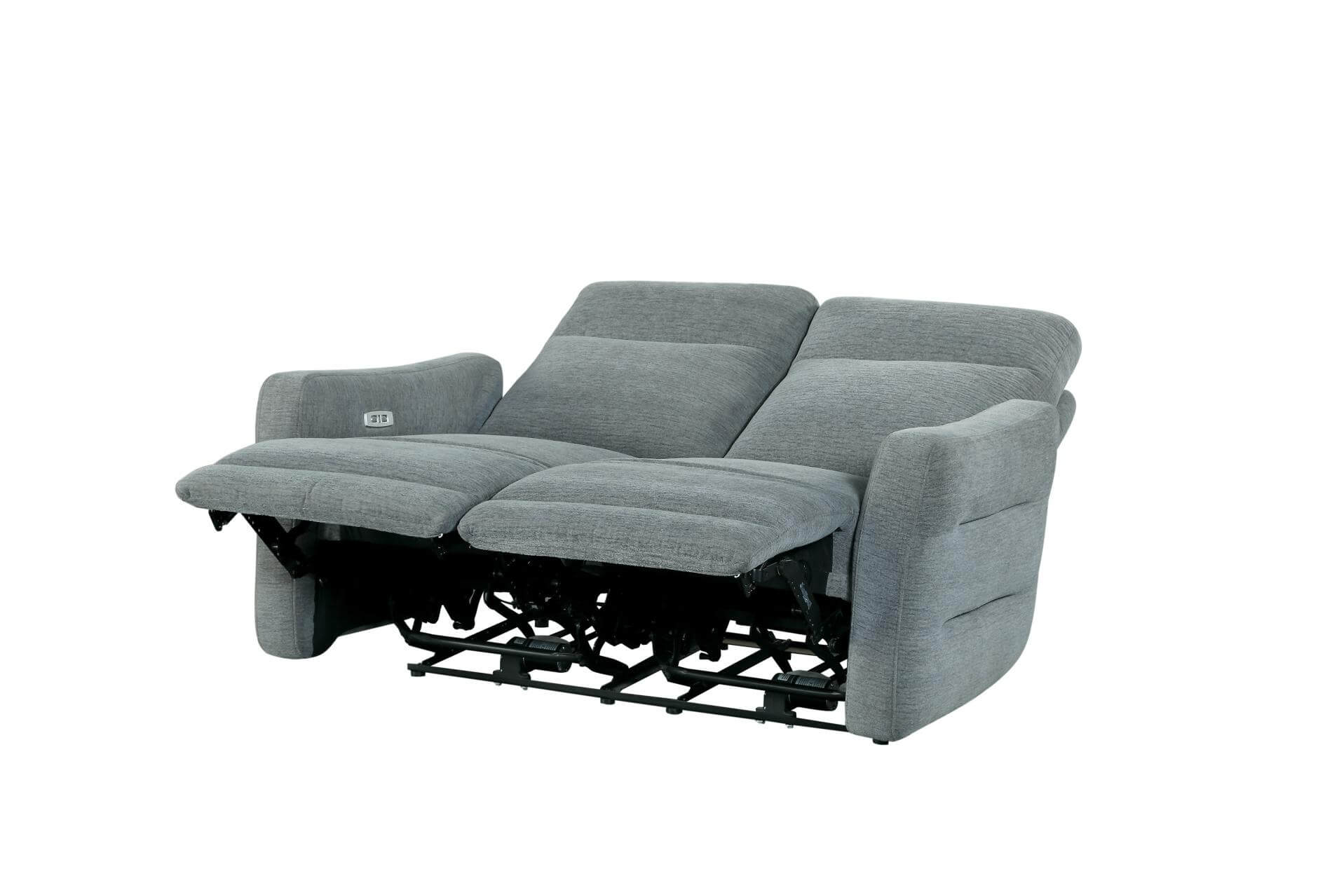 Edition Fabric Power Double Lay Flat Reclining Living Room Set by Homelegance