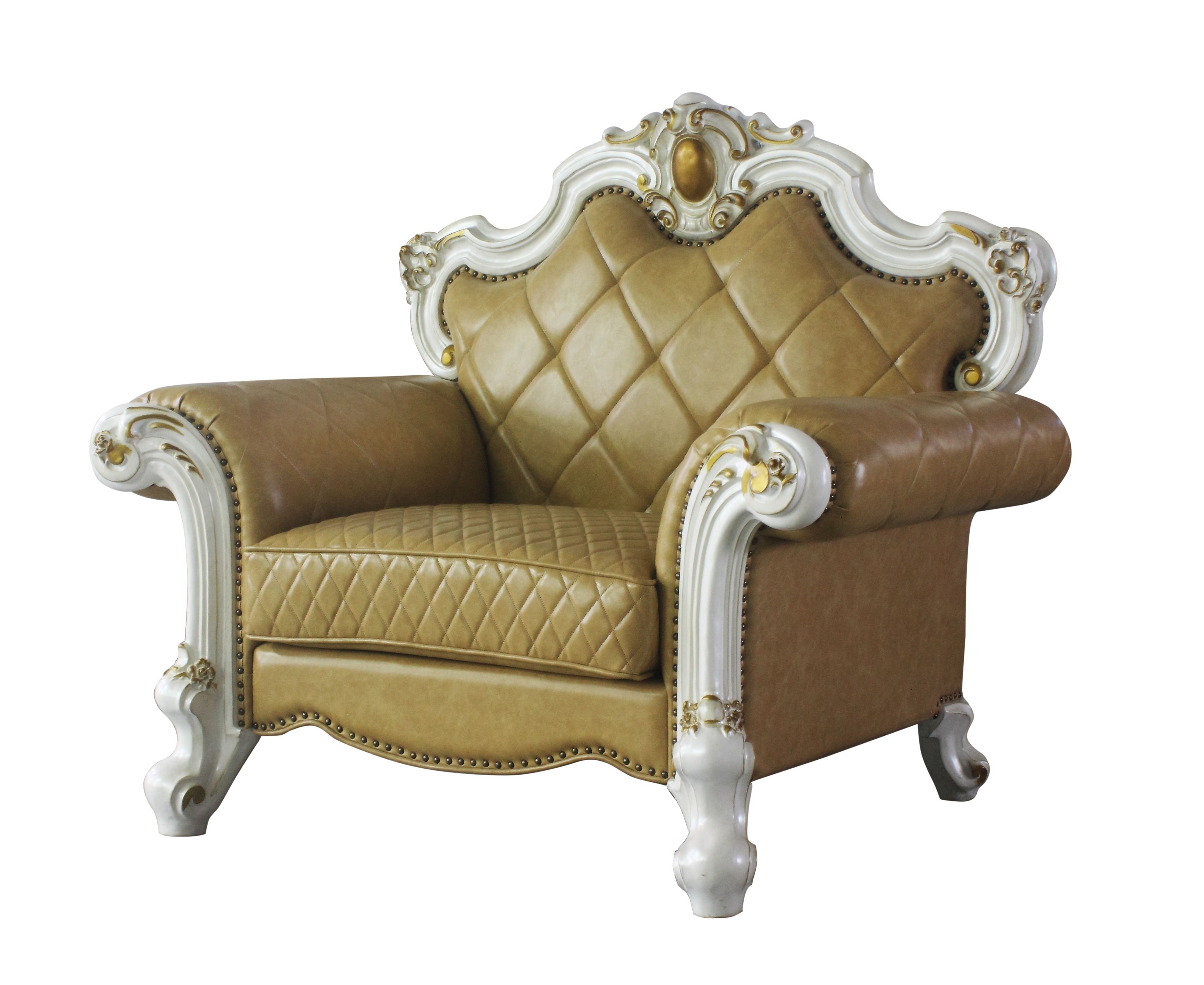 HomeRoots-Pearl-Armchair-Set-of-1-with-Nail-head-Trim-and-Removable-and-Tufted-Cushions