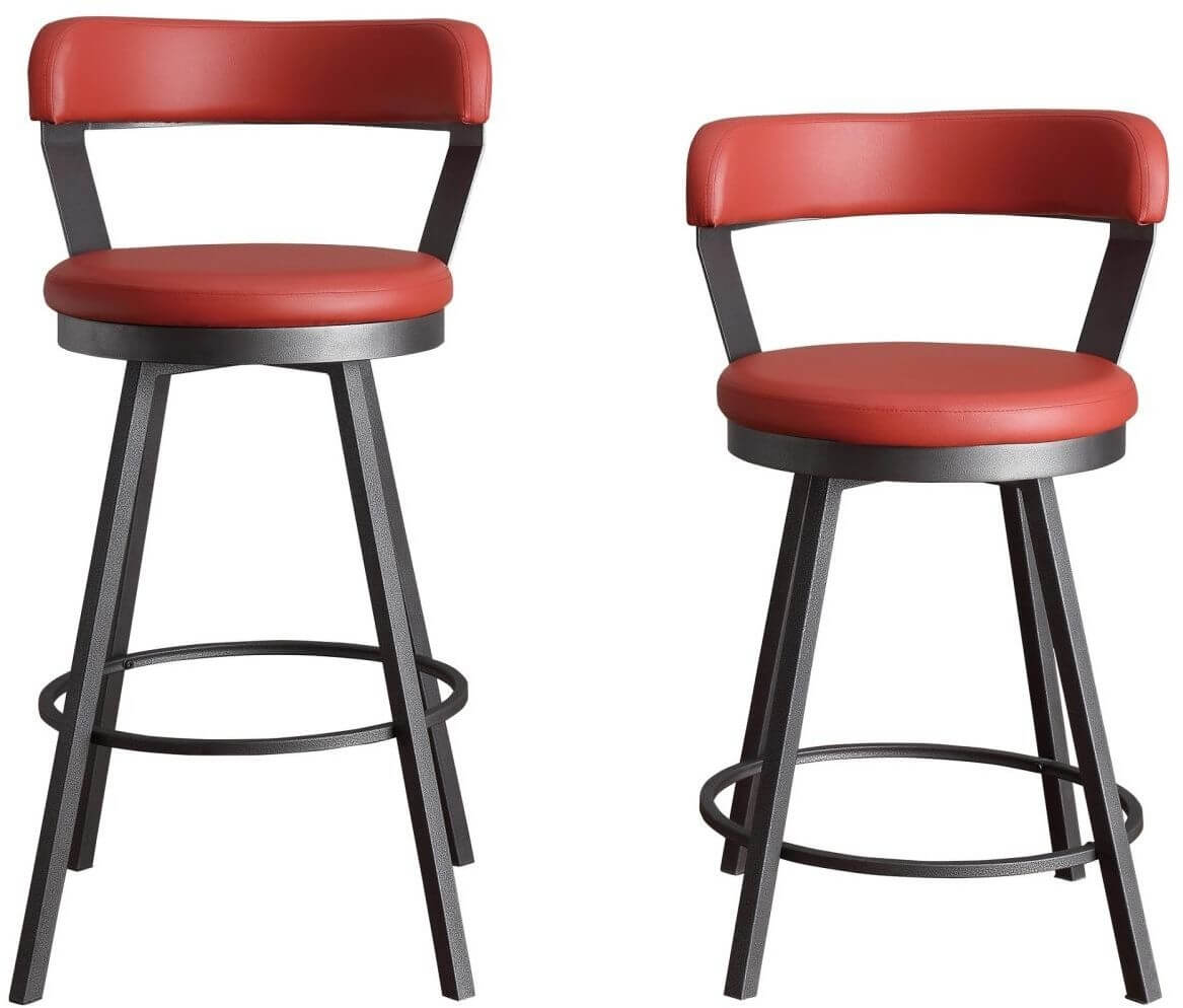 Appert Industrial Swivel Counter Height Chair
