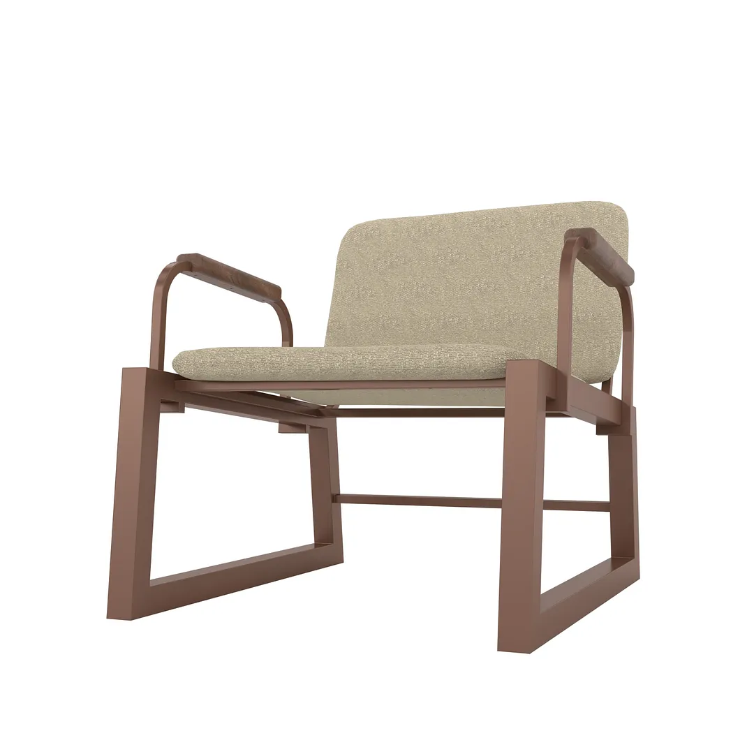 Whythe PU Leather Low Accent Chair 1.0 