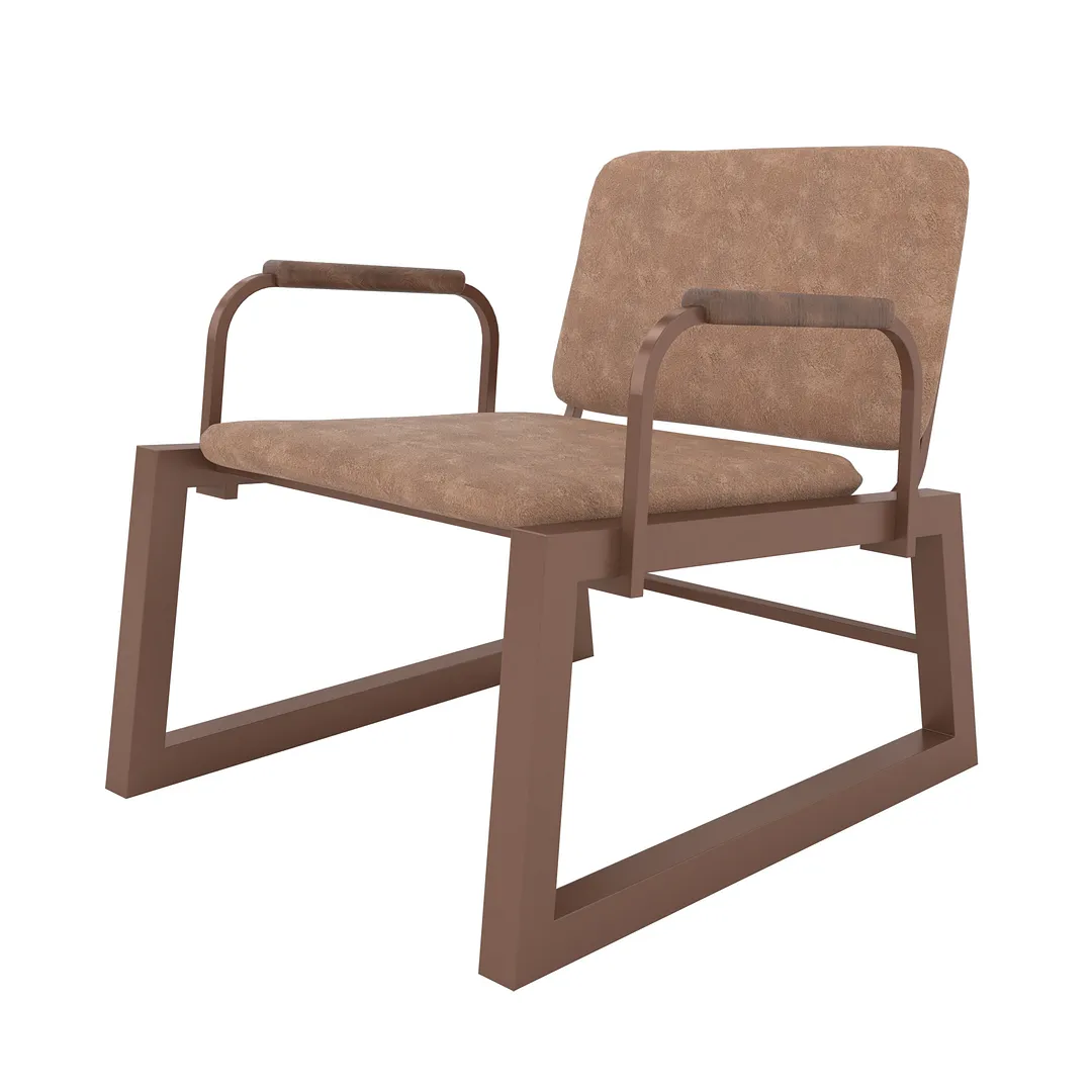 Whythe PU Leather Low Accent Chair 1.0 