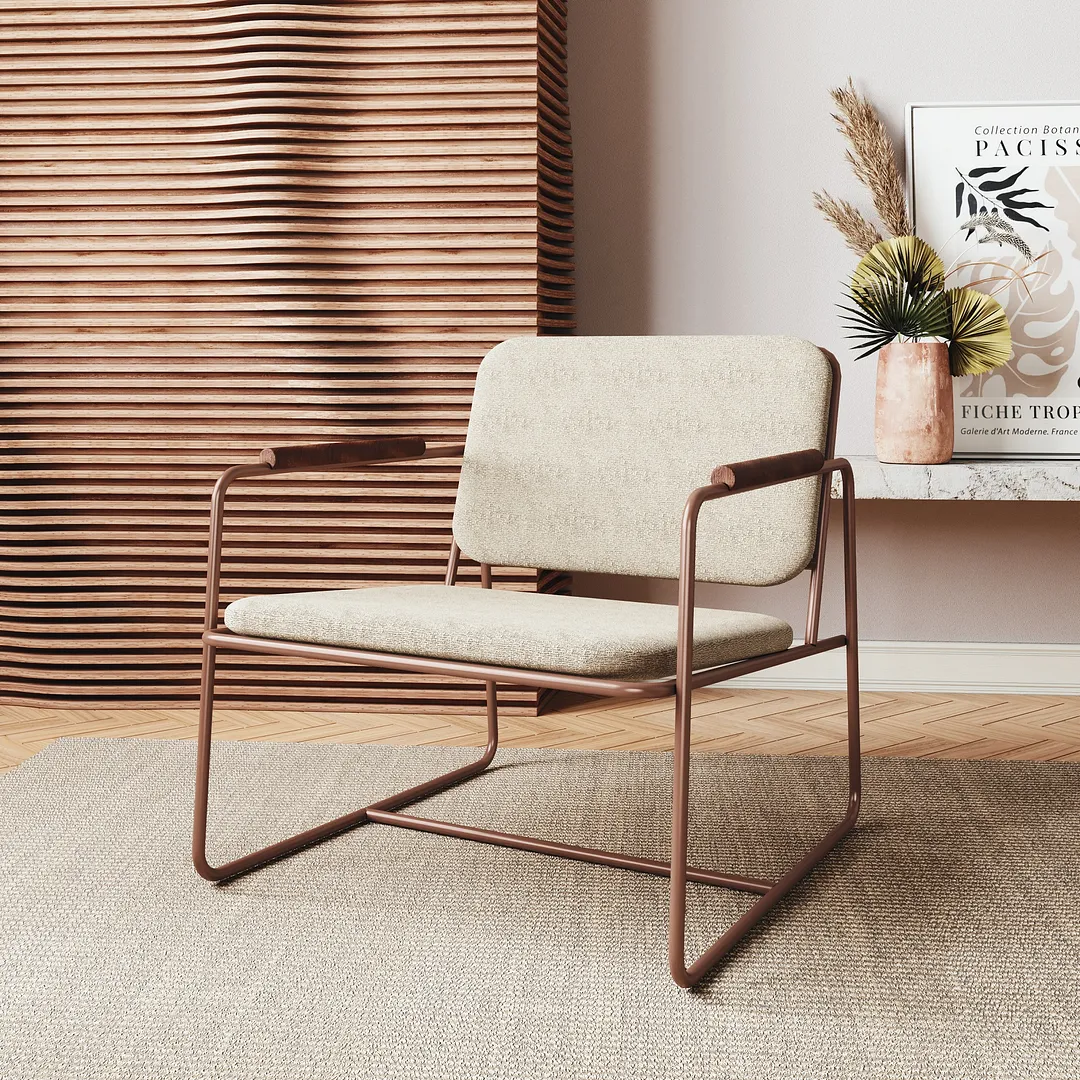 Whythe PU Leather Low Accent Chair 2.0 