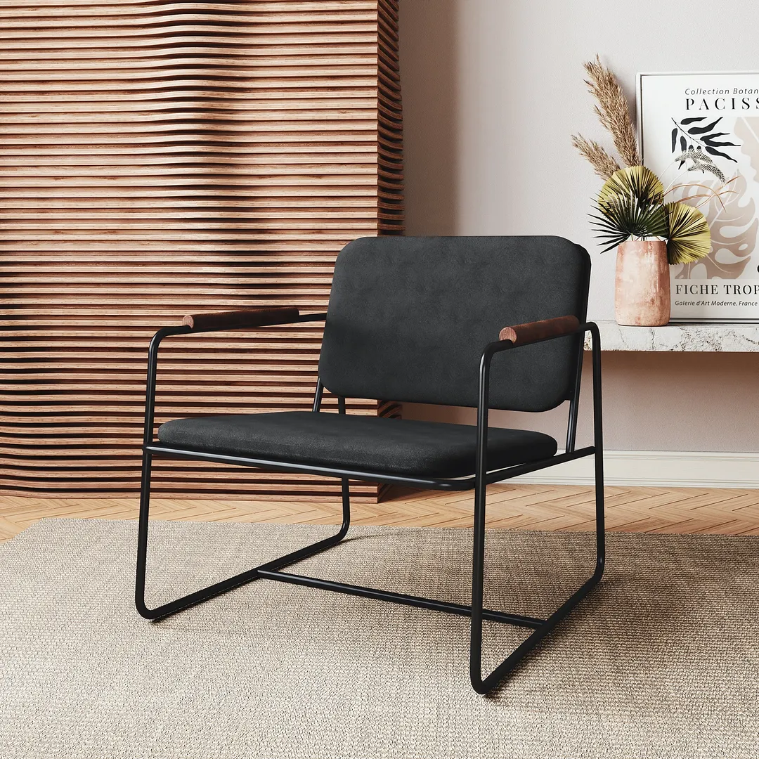 Whythe PU Leather Low Accent Chair 2.0 