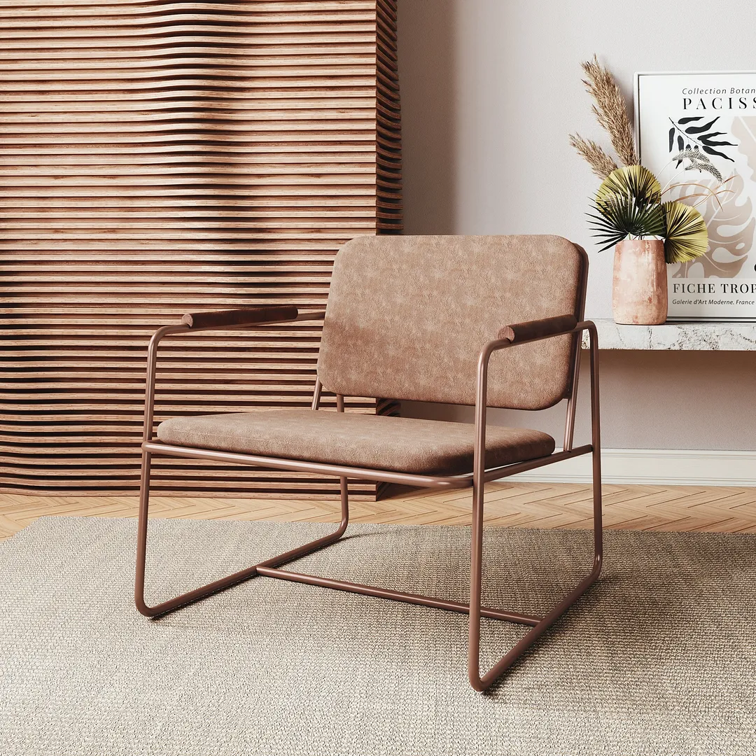 Whythe PU Leather Low Accent Chair 2.0 
