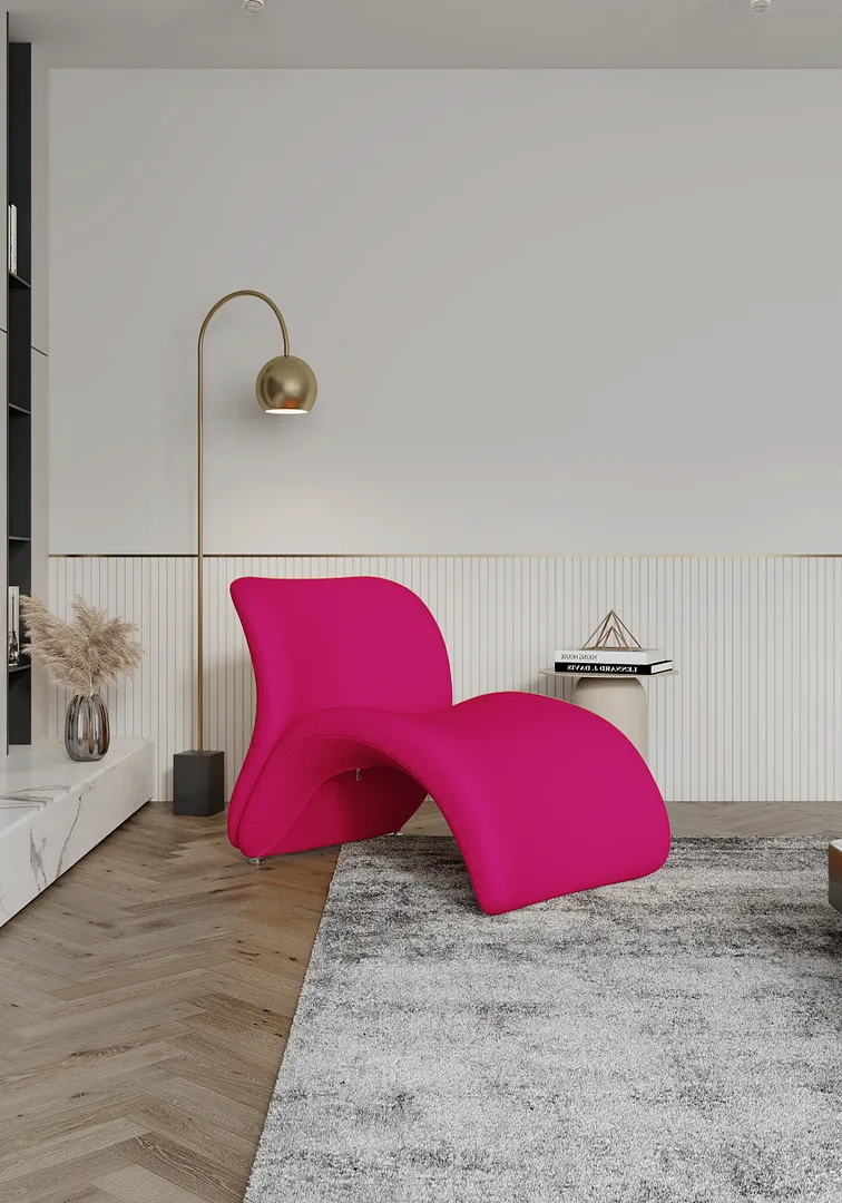 Rosebud Wool Blend Accent Chair
