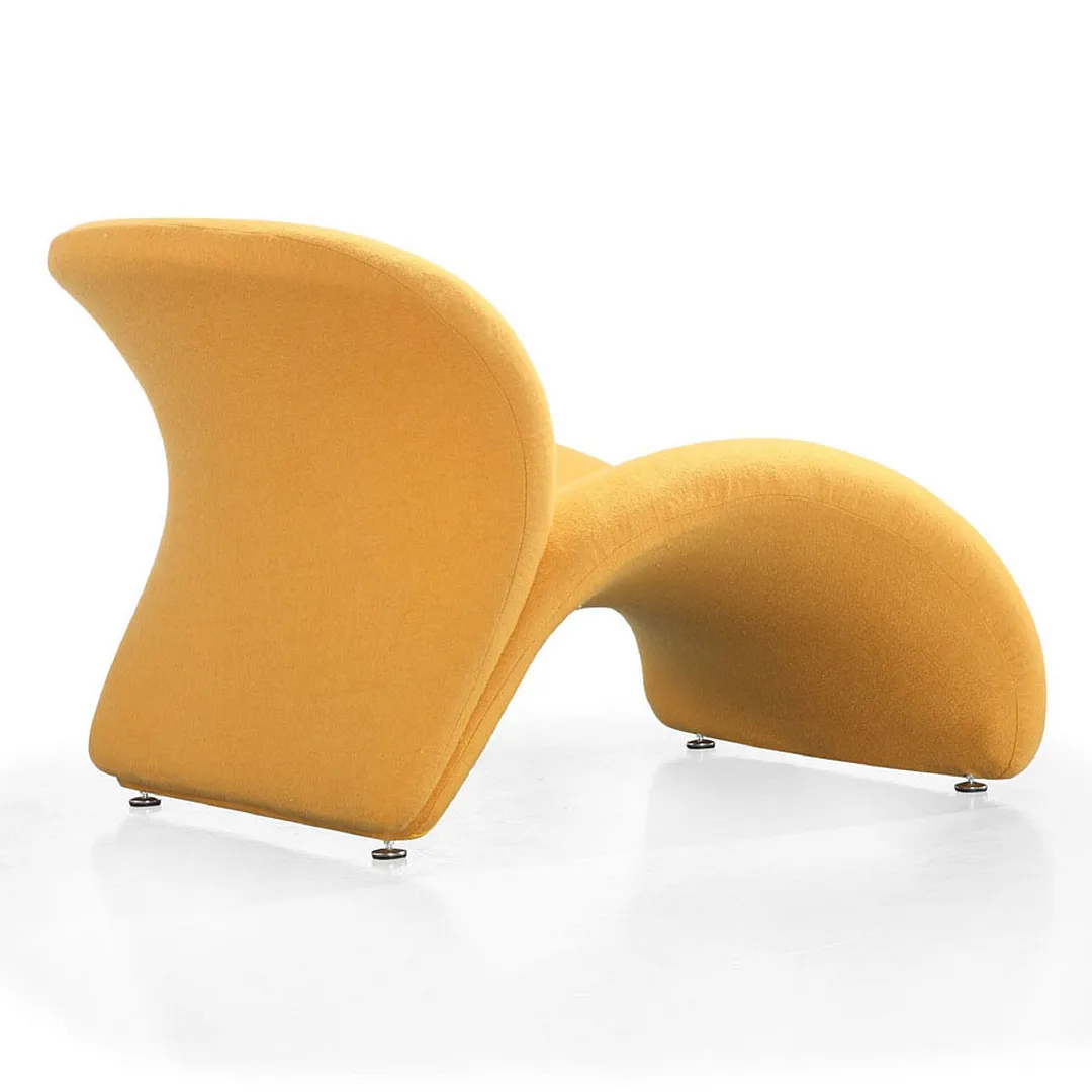 Manhattan Wool Blend Accent Chair, Yellow