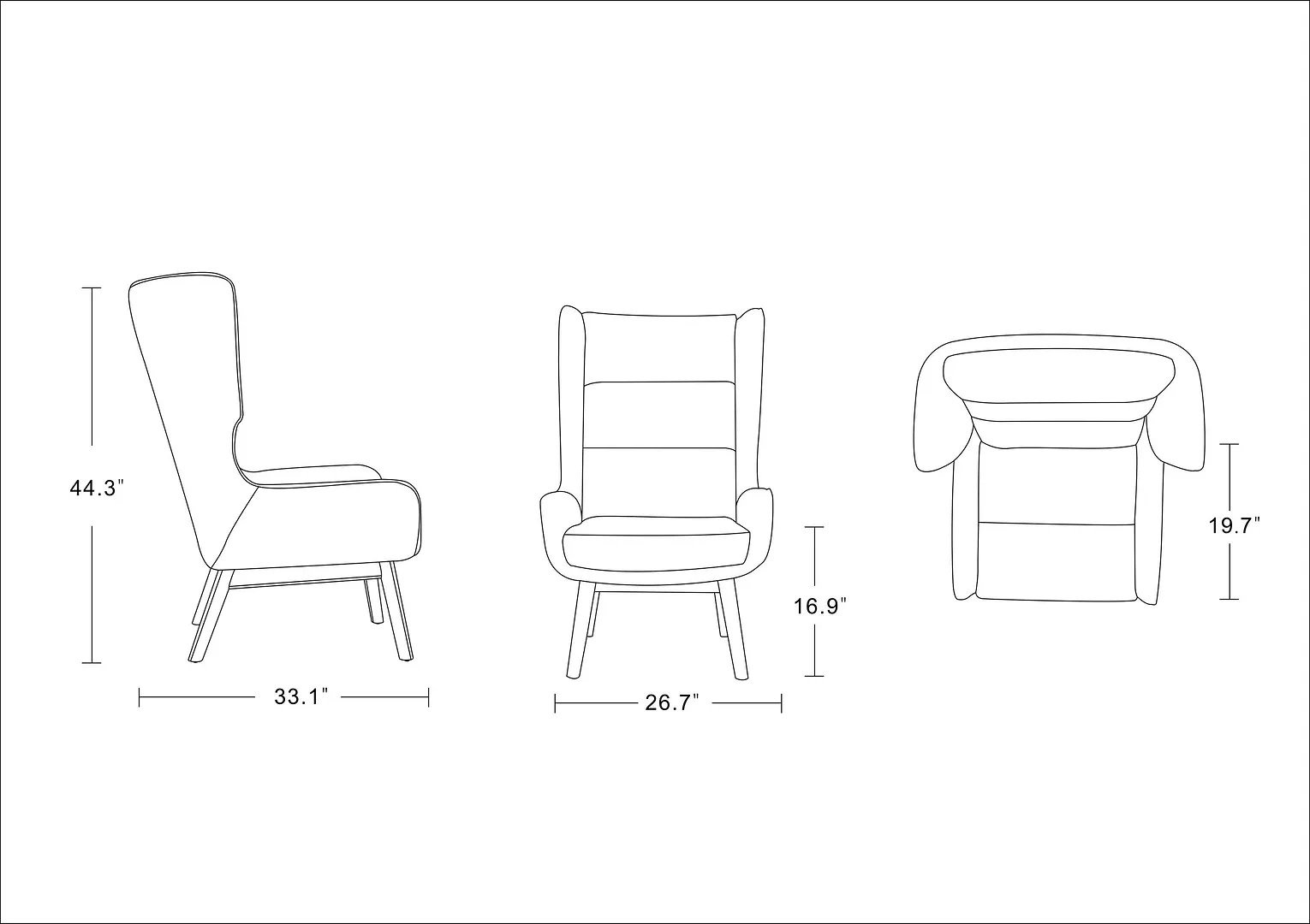 Sampson Twill Accent Chair