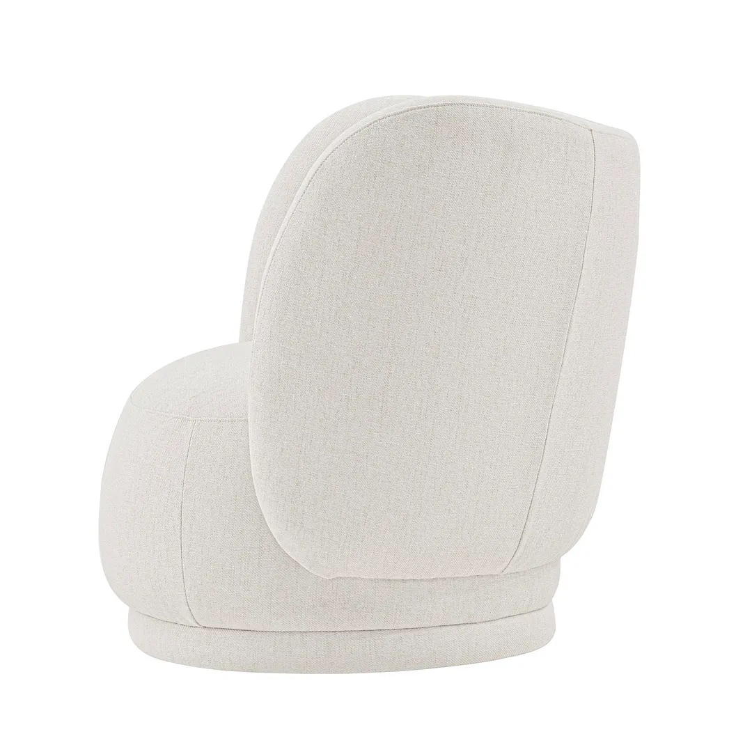 Siri Linen Weave Accent Chair w/Pillows 