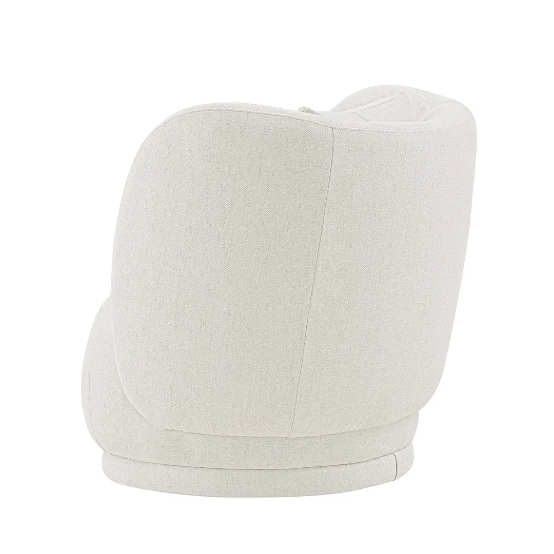 Siri Linen Weave Accent Chair w/Pillows 