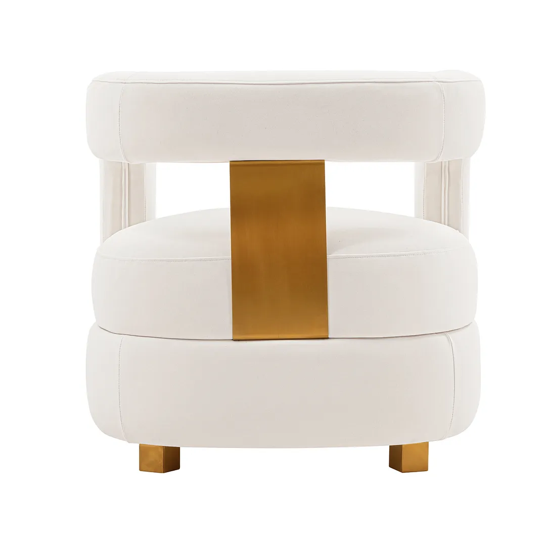 Amirah Velvet  Accent Chair 
