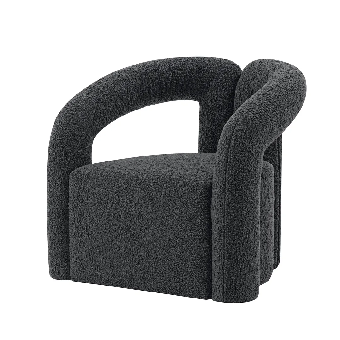 Darian Boucle Accent Chair 