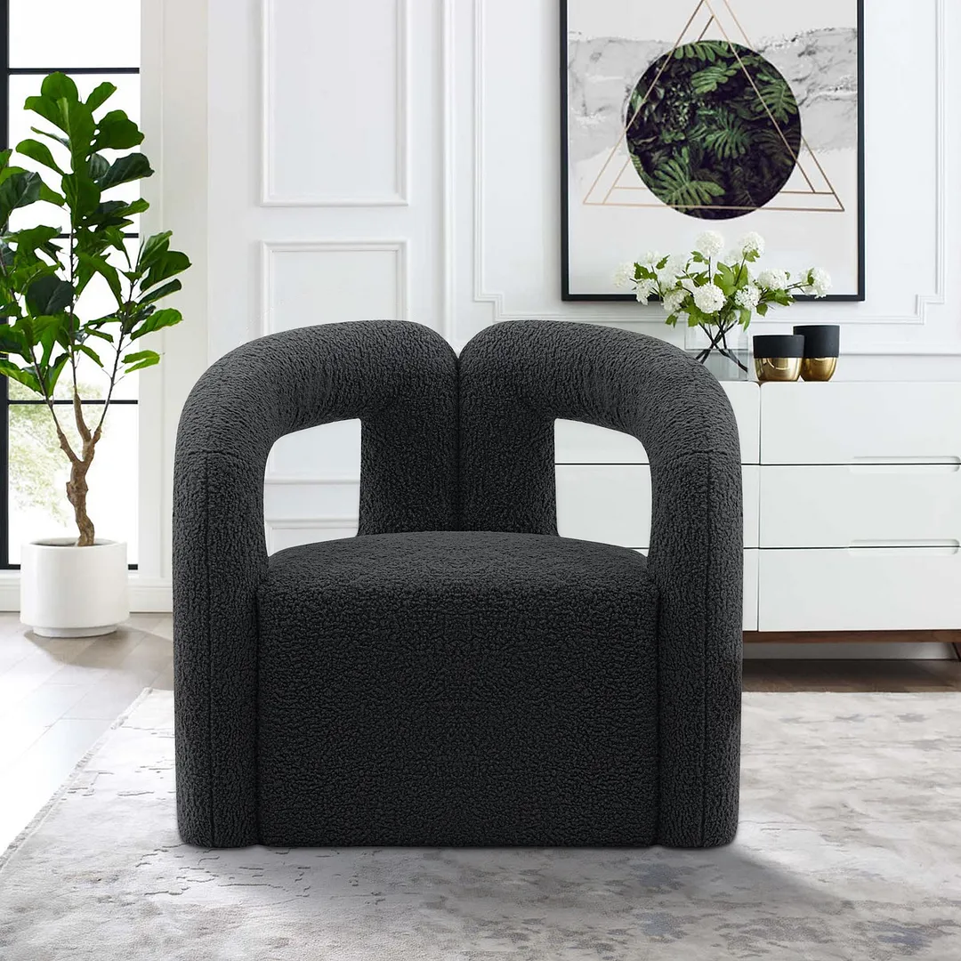 Darian Boucle Accent Chair 