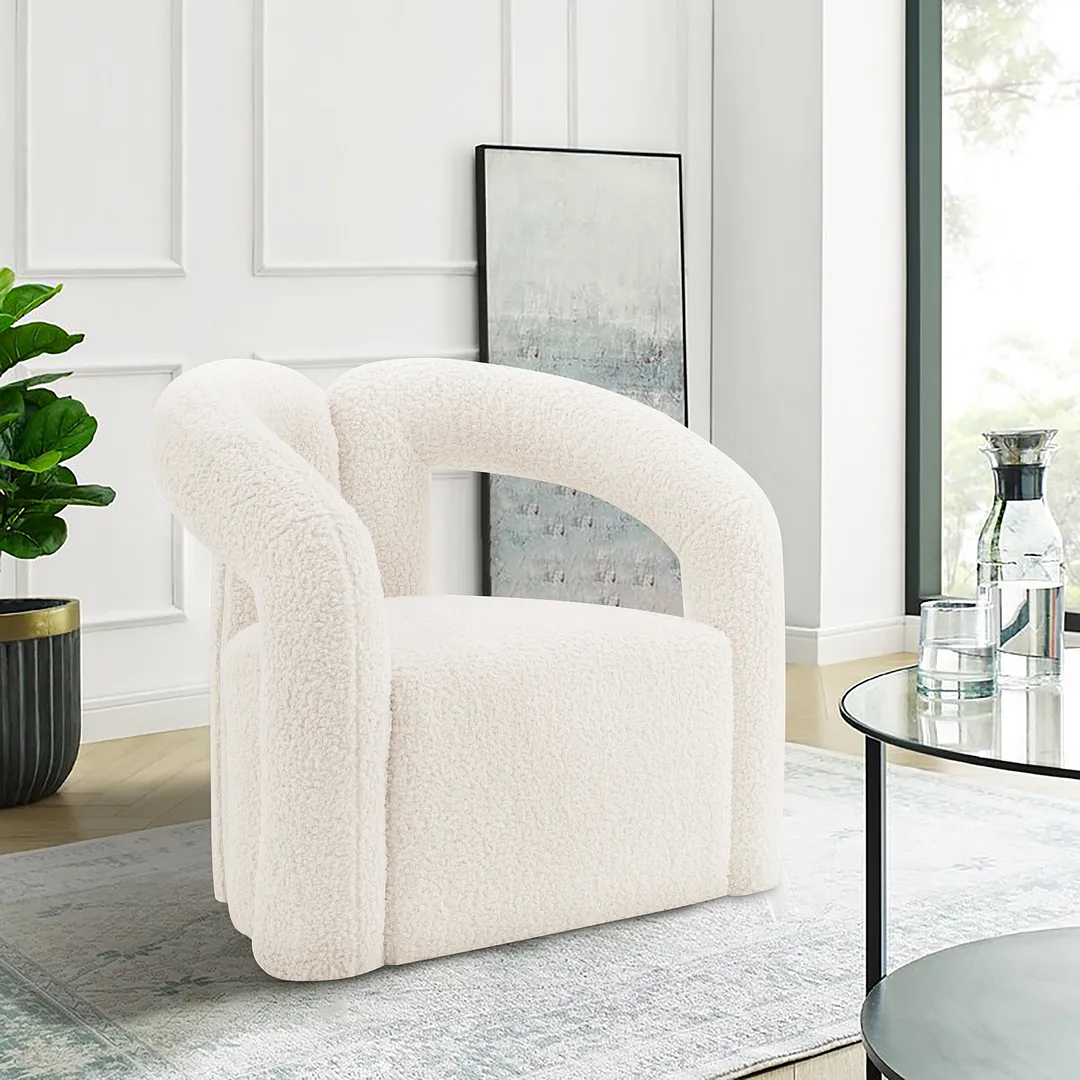 Darian Boucle Accent Chair 