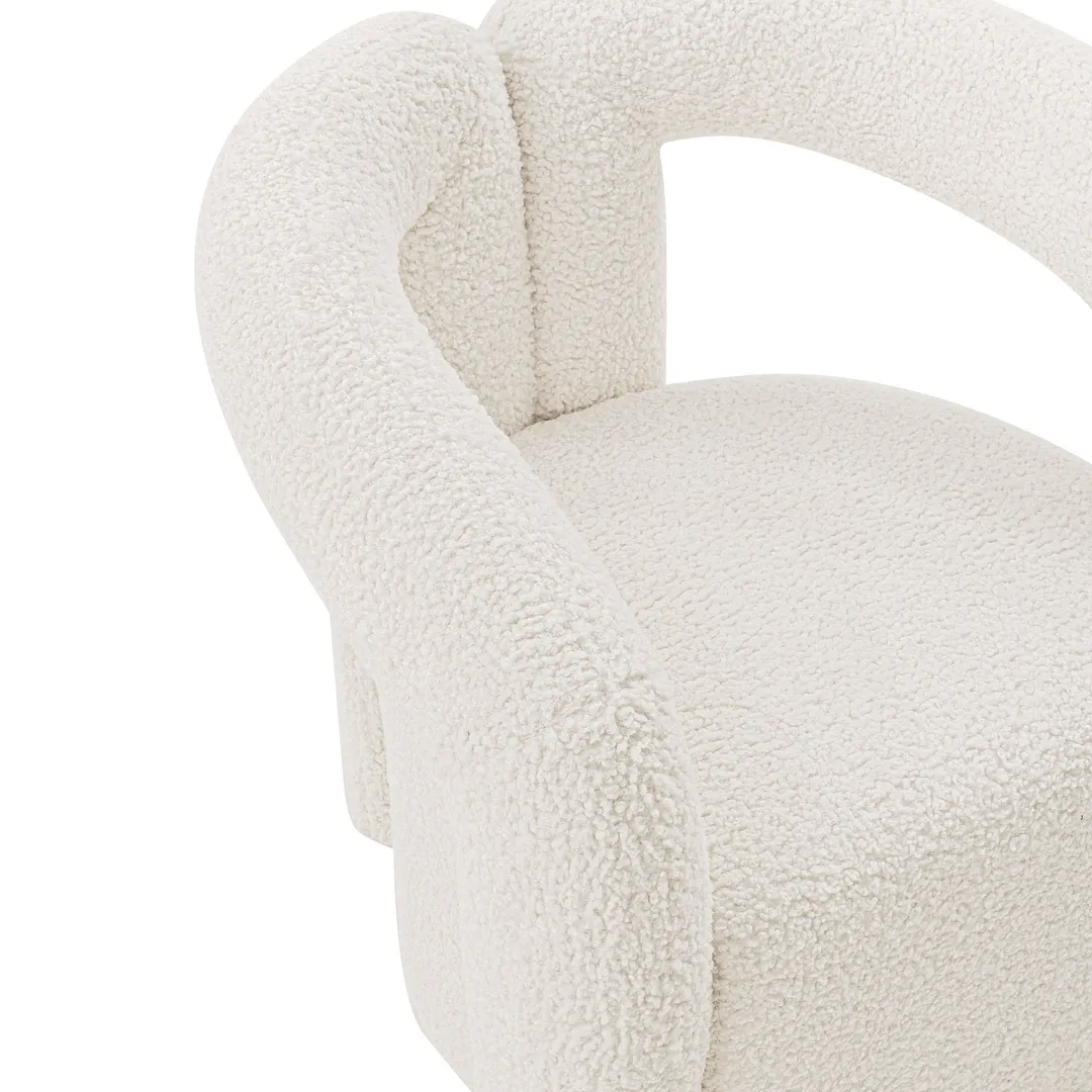 Darian Boucle Accent Chair 