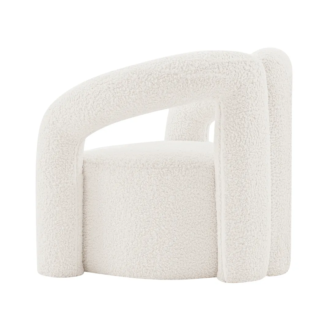 Darian Boucle Accent Chair 