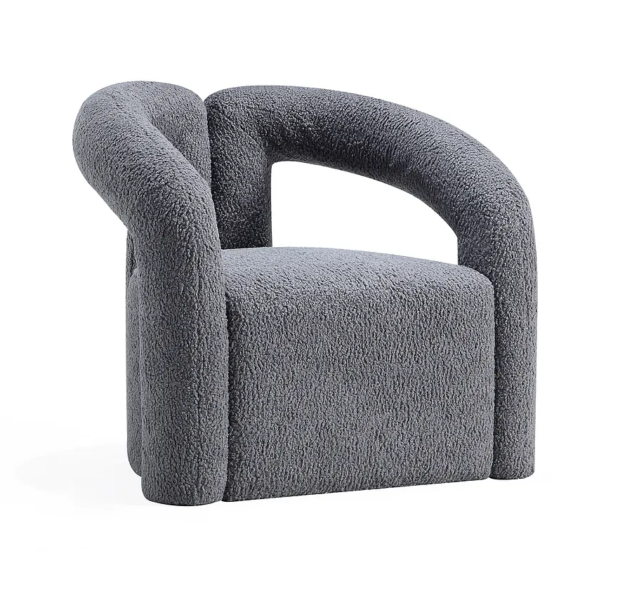Darian Boucle Accent Chair 