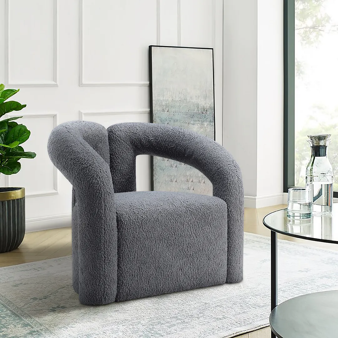 Darian Boucle Accent Chair 
