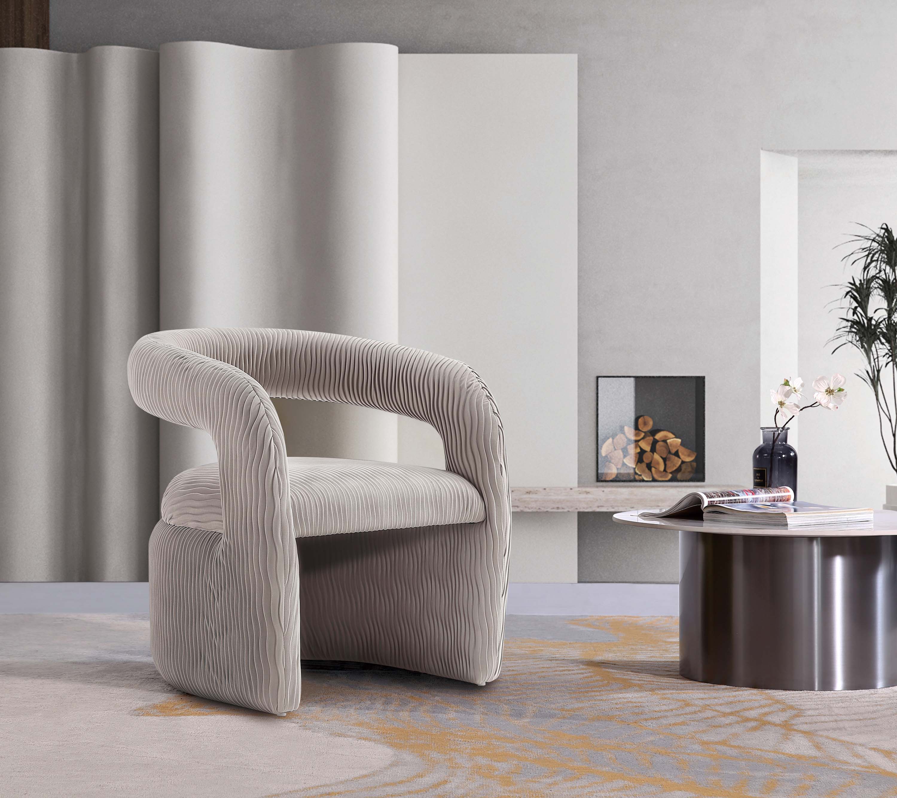 Corvette Velvet Dining Chair 