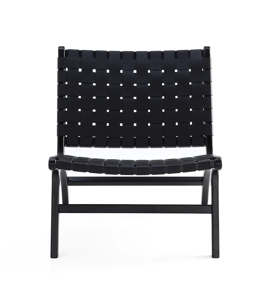 Maintenon Leatherette Accent Chair 