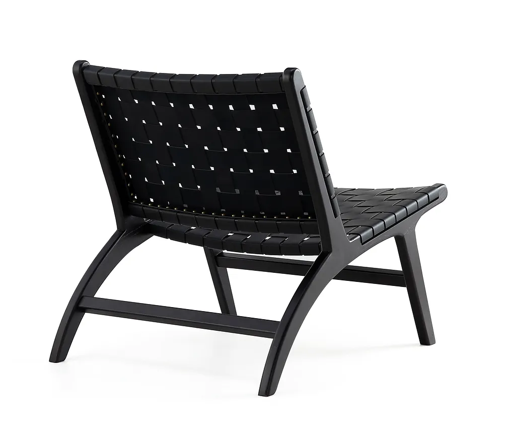 Maintenon Leatherette Accent Chair 