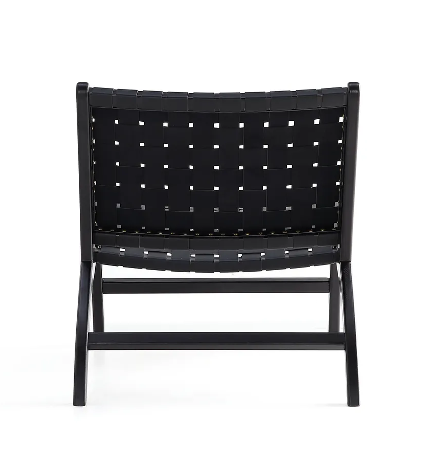 Maintenon Leatherette Accent Chair 