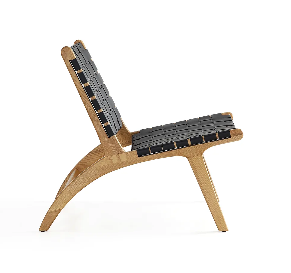 Maintenon Leatherette Accent Chair
