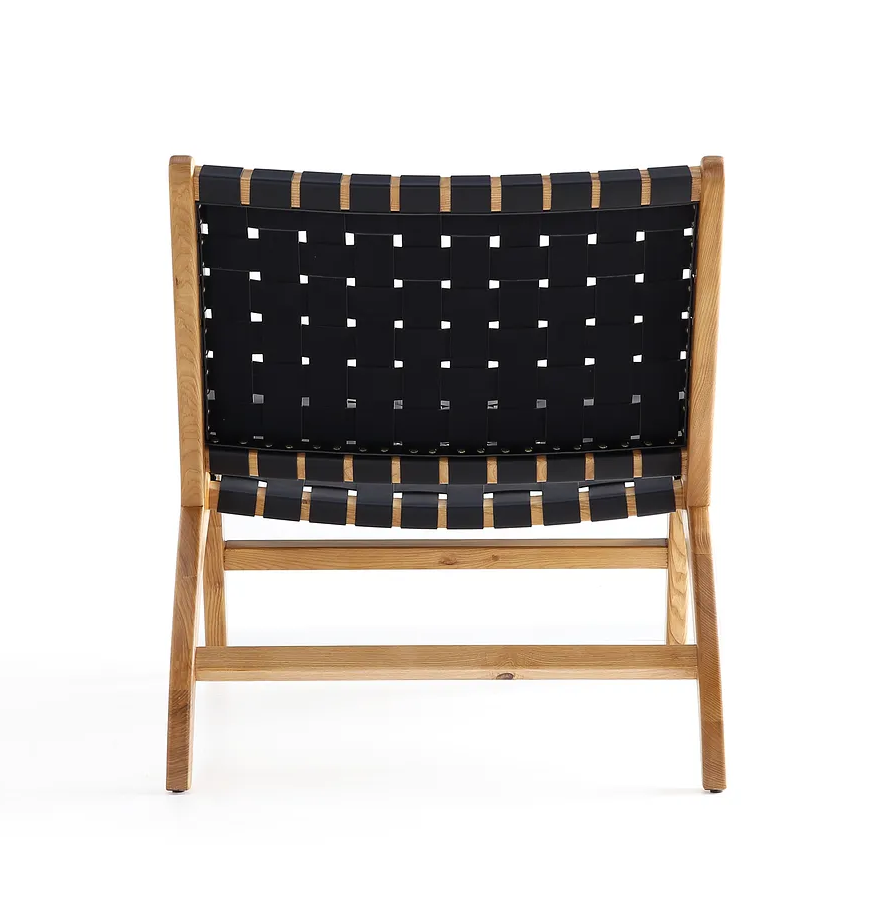 Manhattan- Accent Chair, Black/Nature