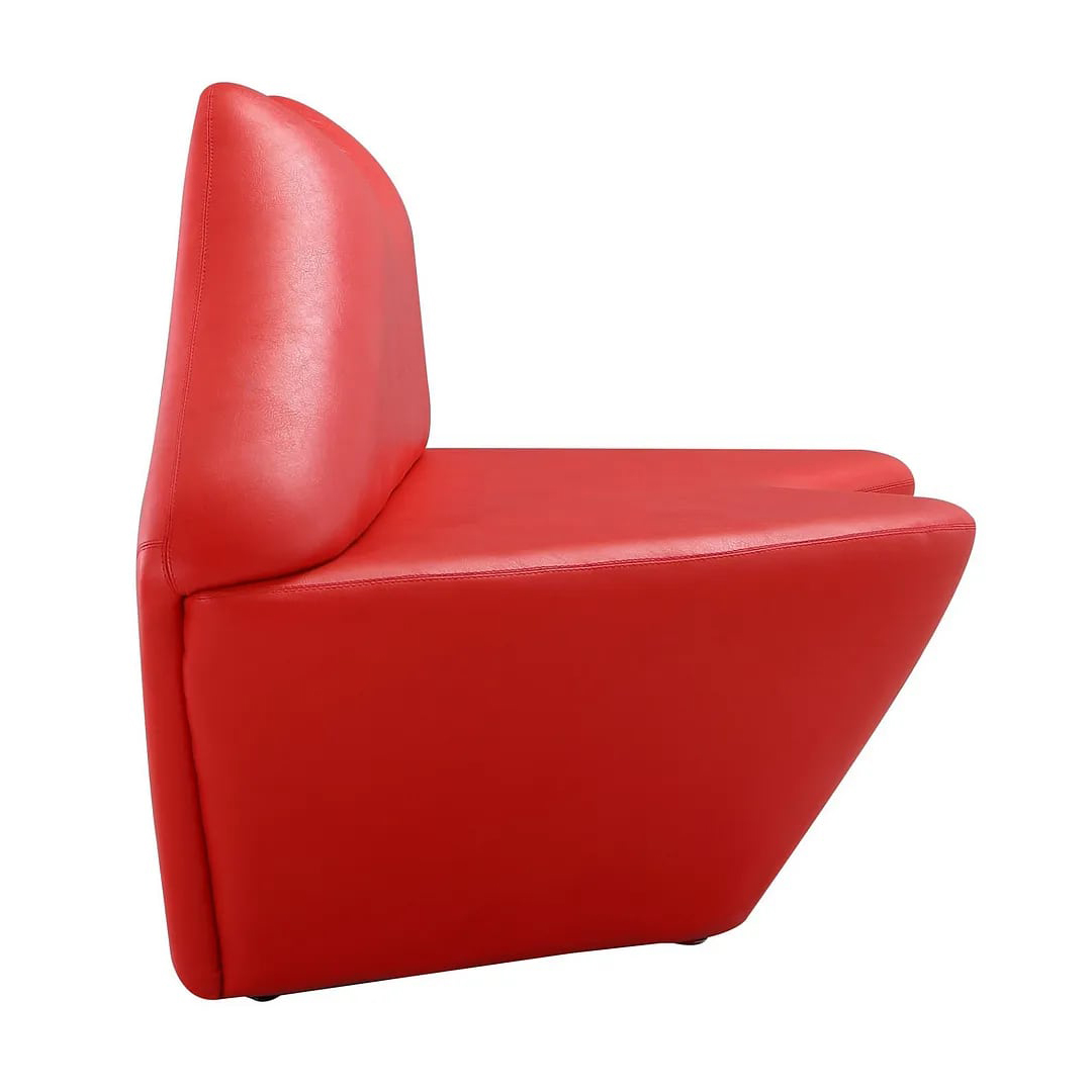 Kiss 61.8-inch Faux Leather 2-Seater Loveseat